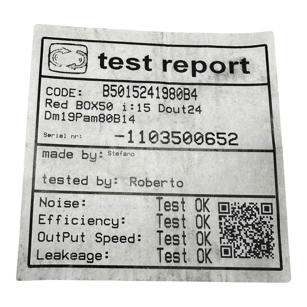 Motive BOX050 Getriebe i=15 Schneckengetriebe PAM 80B14 B5015241980B4