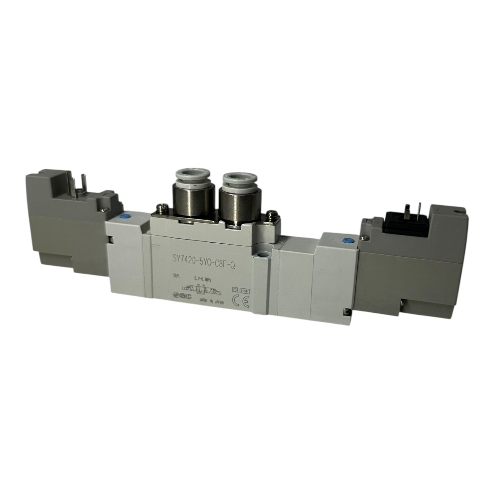 SMC SY7420-5Y0-C8F-Q Magnetventil 5/2 Wege 24VDC Pneumatik