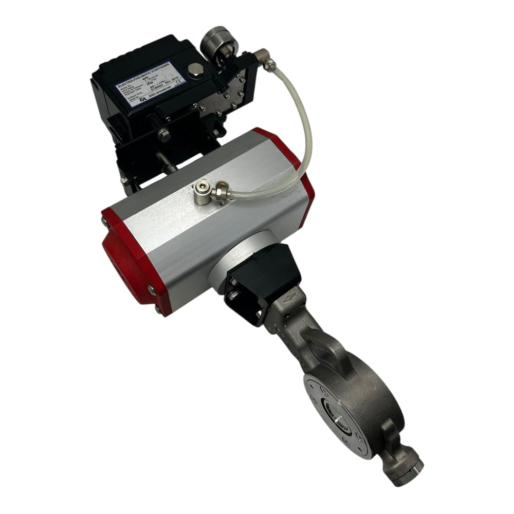 END-Armaturen BVHD DN50 PN25 Klappe mit EPR Elektro-Pneumatik Positioner IP66