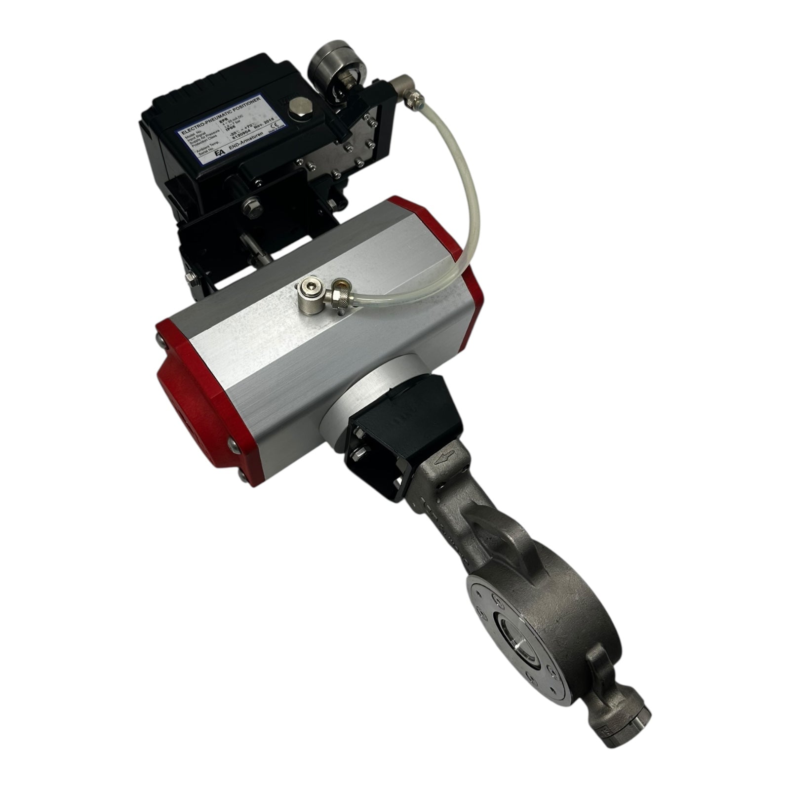 END-Armaturen BVHD DN50 PN25 Klappe mit EPR Elektro-Pneumatik Positioner IP66