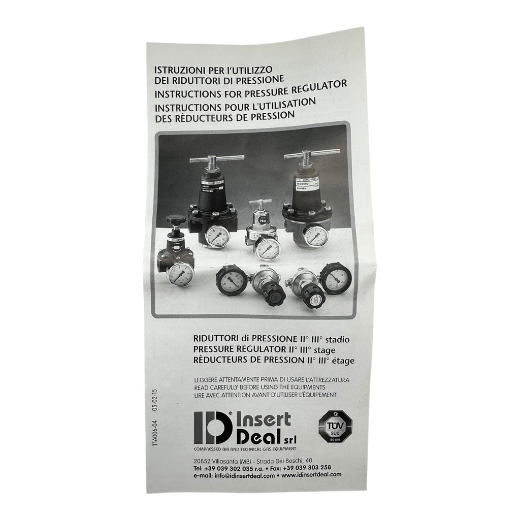 Insert Deal R121 Druckregler 3/4” GF 30bar 0,3–3bar Gasregler Reduzierstation