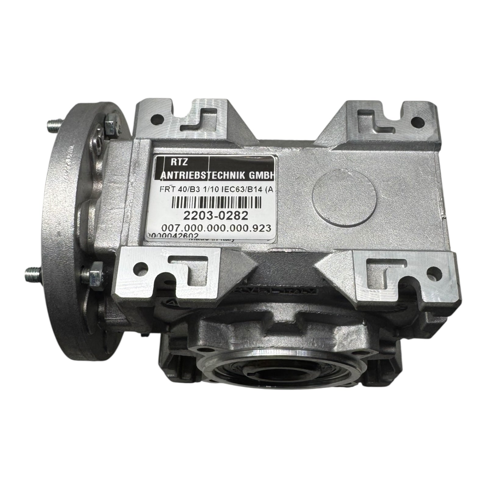 RTZ Schneckengetriebe 2203-0282 FRT40/B3 1/10 IEC63/B14 Antriebstechnik