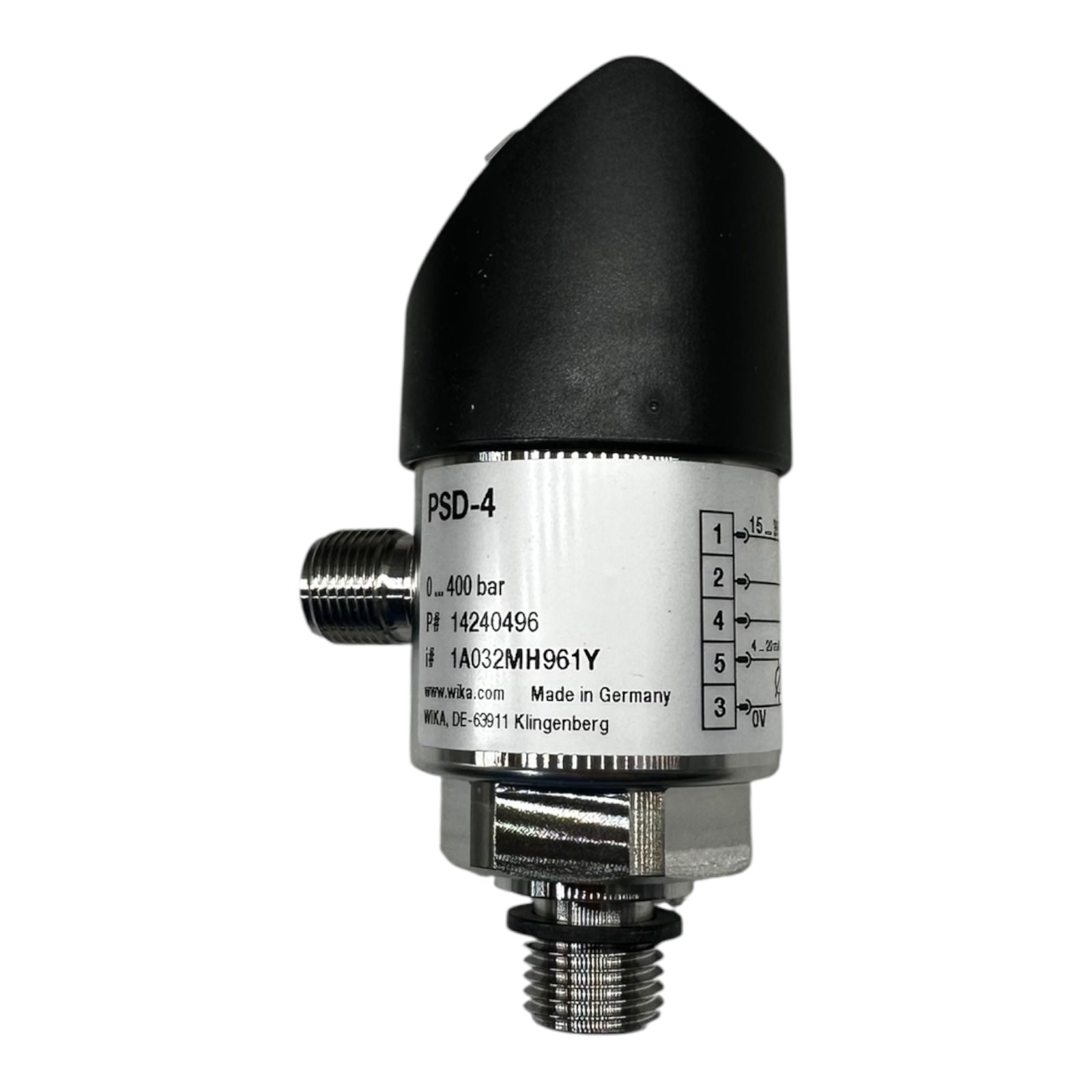 WIKA PSD-4 Druckschalter 0–400 bar 4–20mA G1/4 14240496 Digitalanzeige NEU