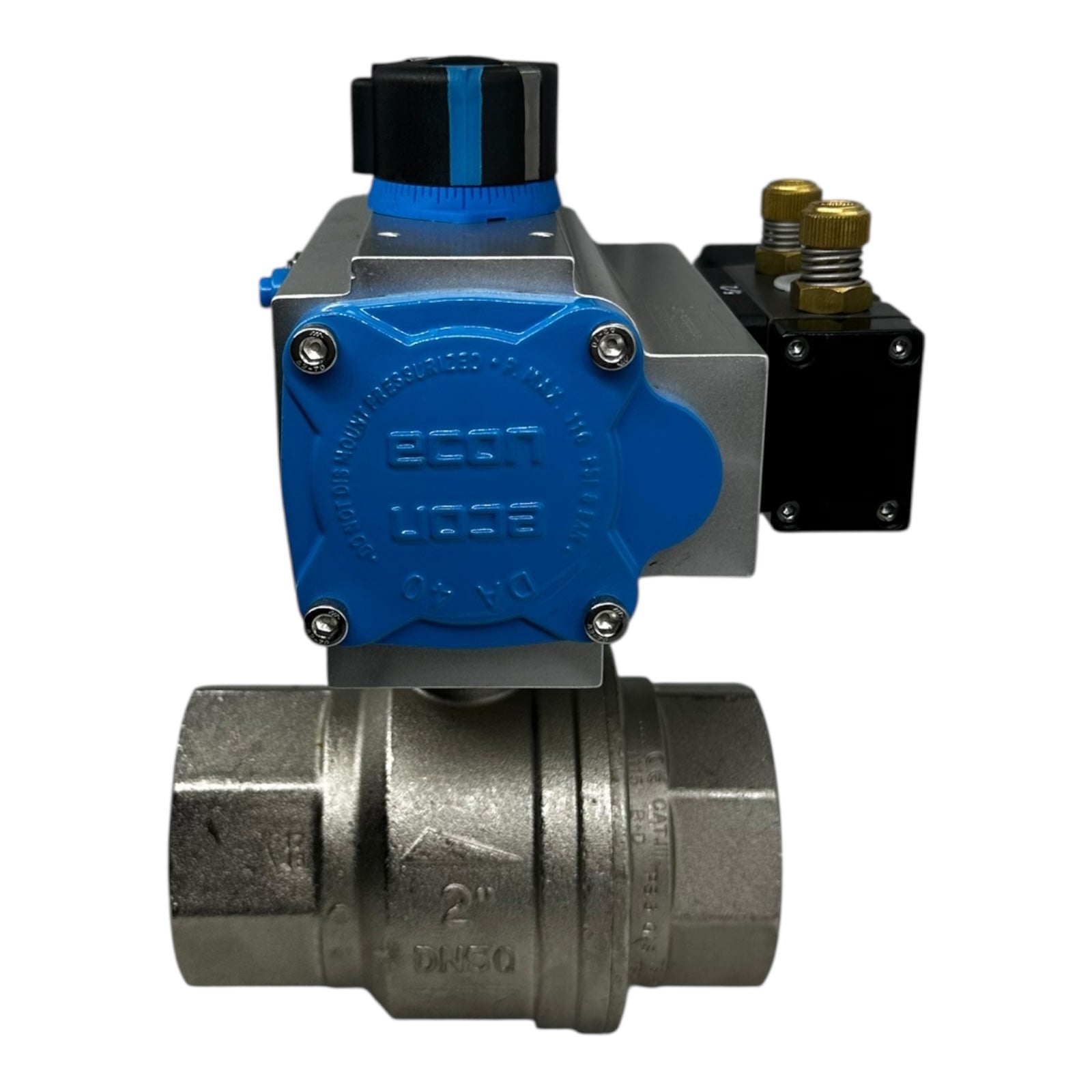 Econ Pneumatic Actuator Fig.7902 DN50 PN40 Kugelhahn Edelstahl doppeltwirkend