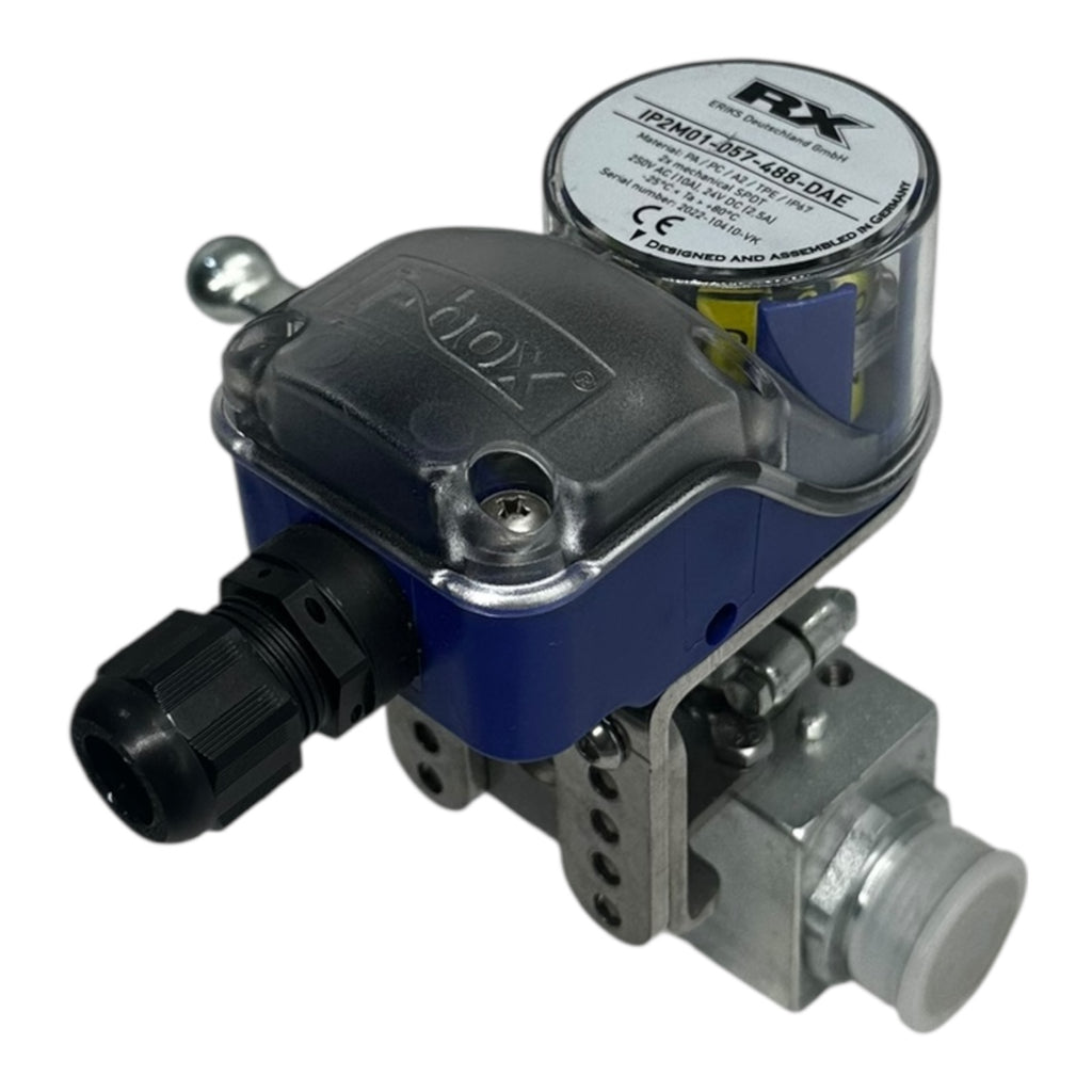Böhmer Kugelhahn DN16 PN400 mit RX Stellungsanzeige IP67 250V AC/DC Neu