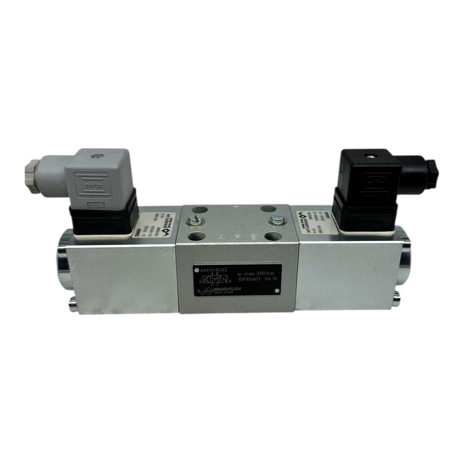 Wandfluh AMW4D62 Hydraulikventil 24V DC Magnetventil 350 bar, VDE 0580