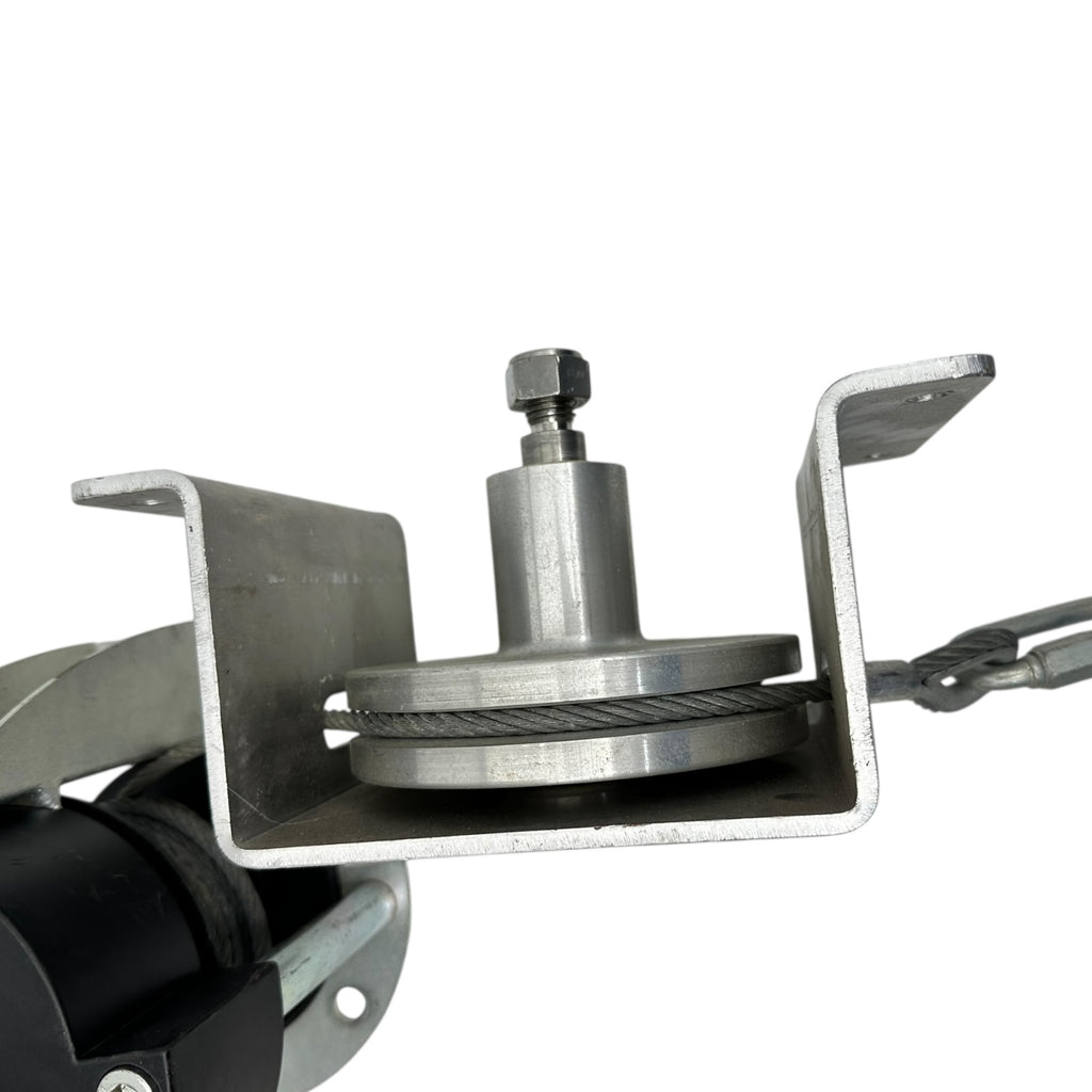 Haacon WV300-205986 Seilwinde 3kN 4mm Seil Handwinde mit Halterung