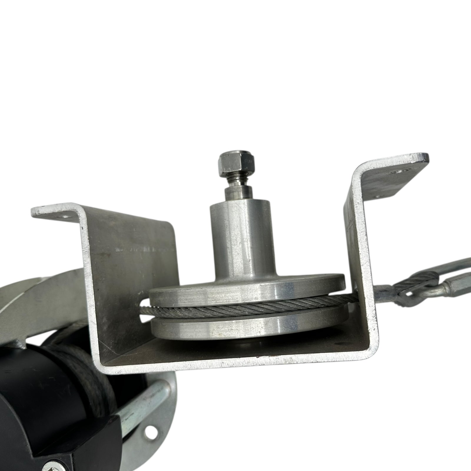 Haacon WV300-205986 Seilwinde 3kN 4mm Seil Handwinde mit Halterung