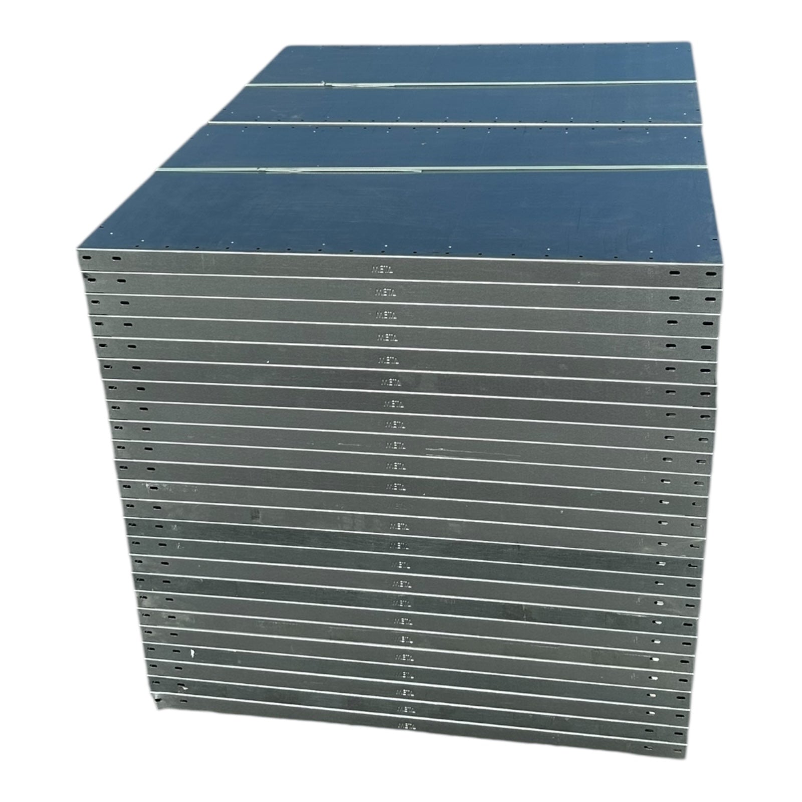 2x META MS150III Fachboden verzinkt Regalboden 100x40cm Lagerregal neu