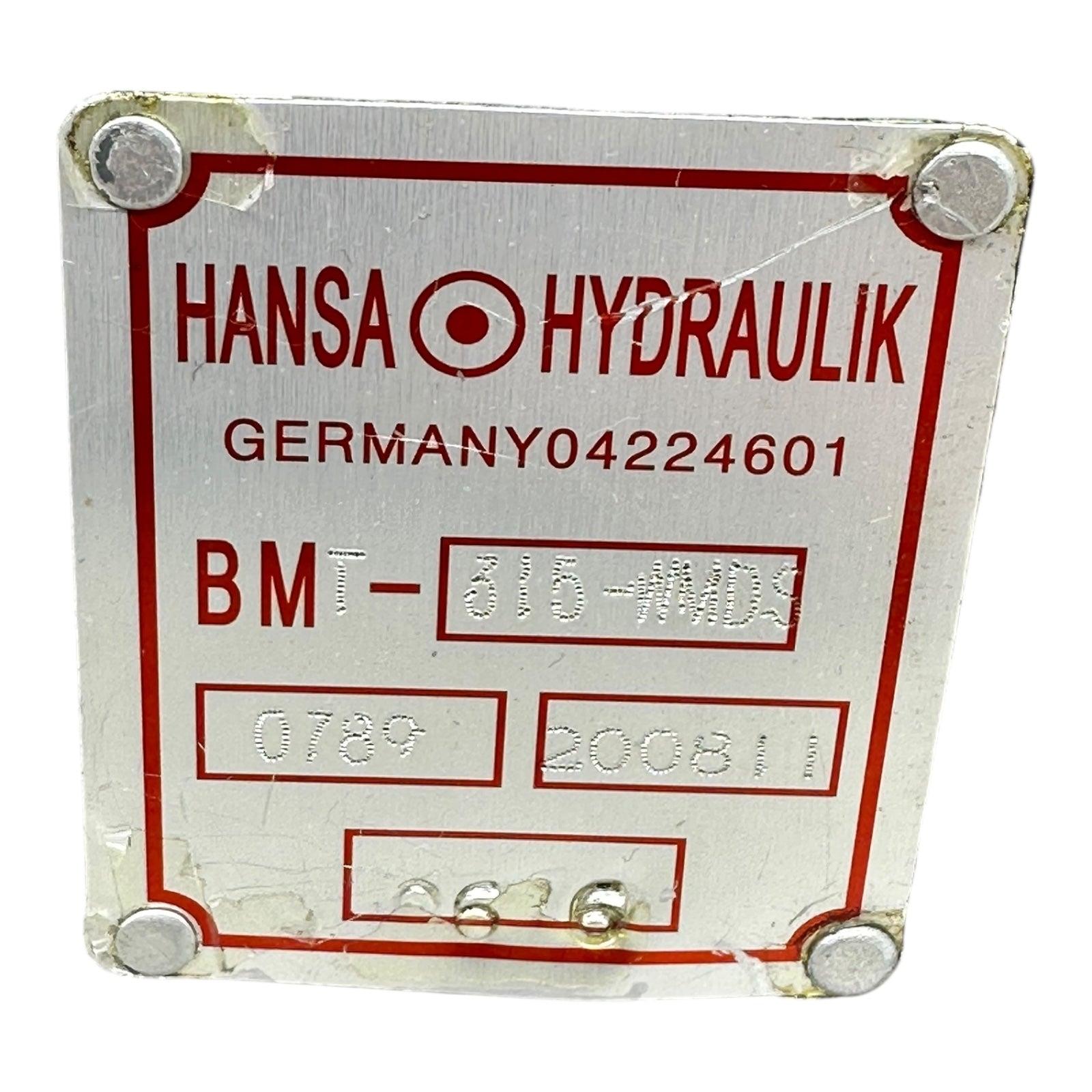 Hansa Hydraulik BMT-315-AMDS Hydraulikmotor 40mm Welle 315ccm neu