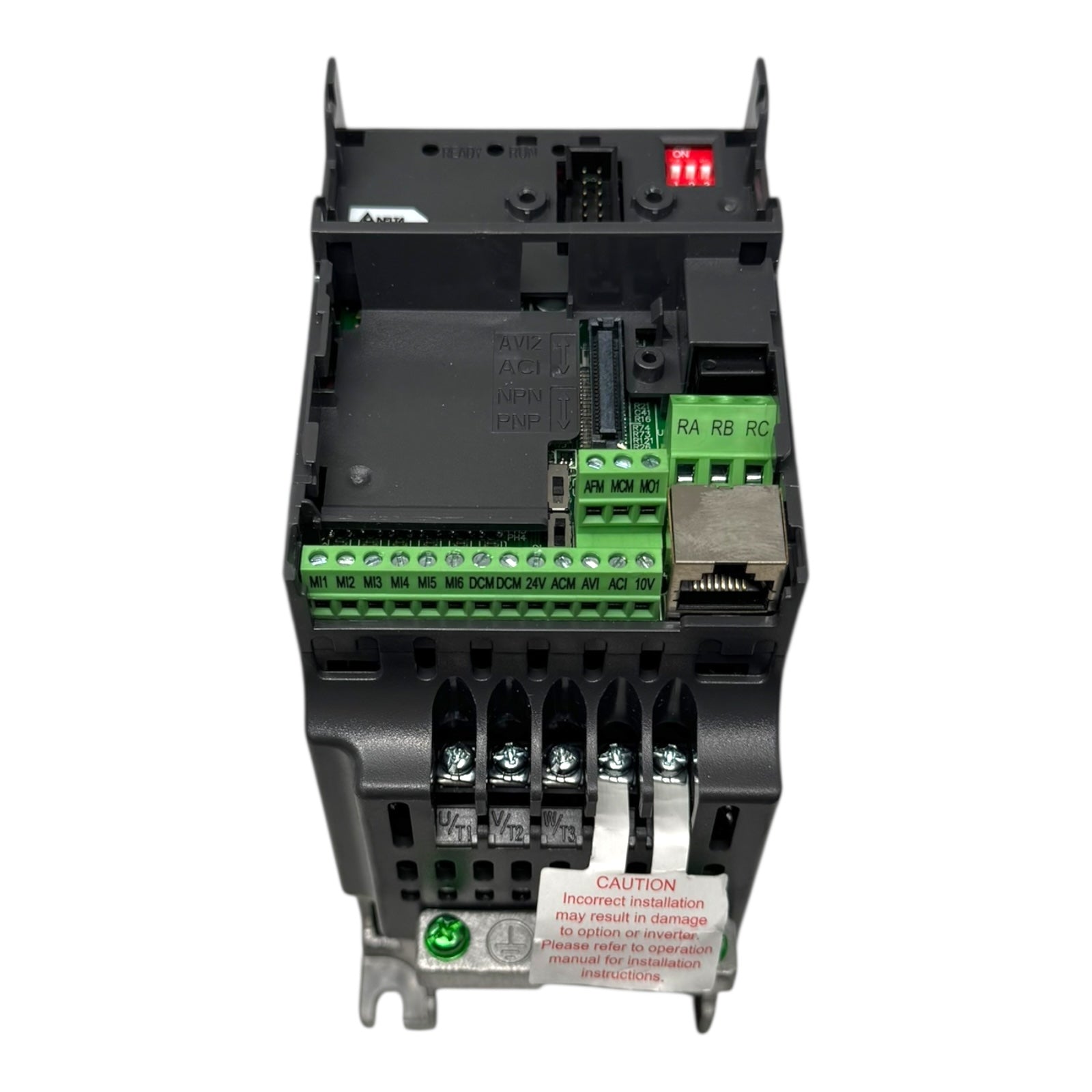 Delta VFD007E21T Inverter E-Serie Einphasig 0,75kW 4.2A 1HP