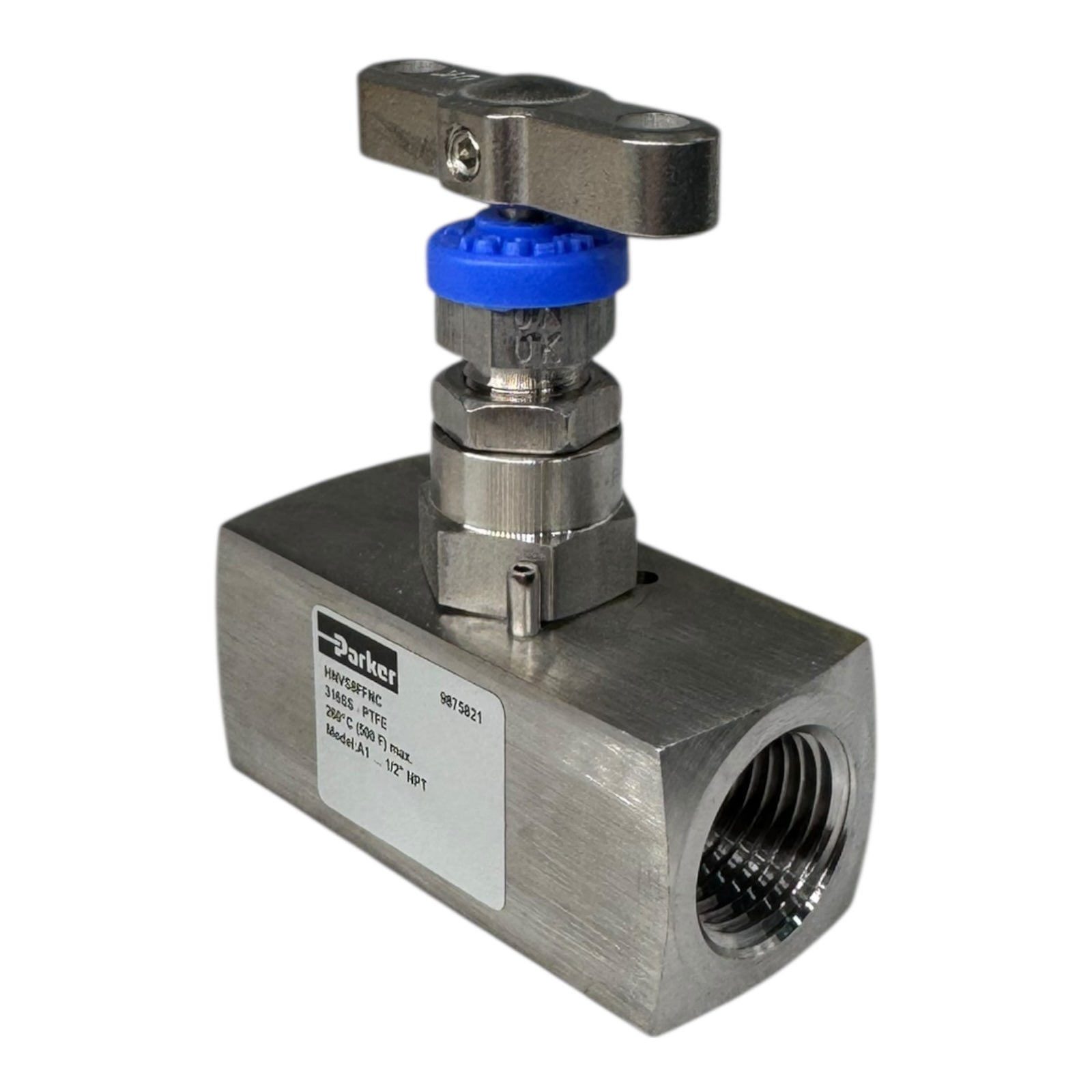 Parker HNVS8FFNC Nadel-Handventil 1/2" NPT 260°C 414 BAR 316SS