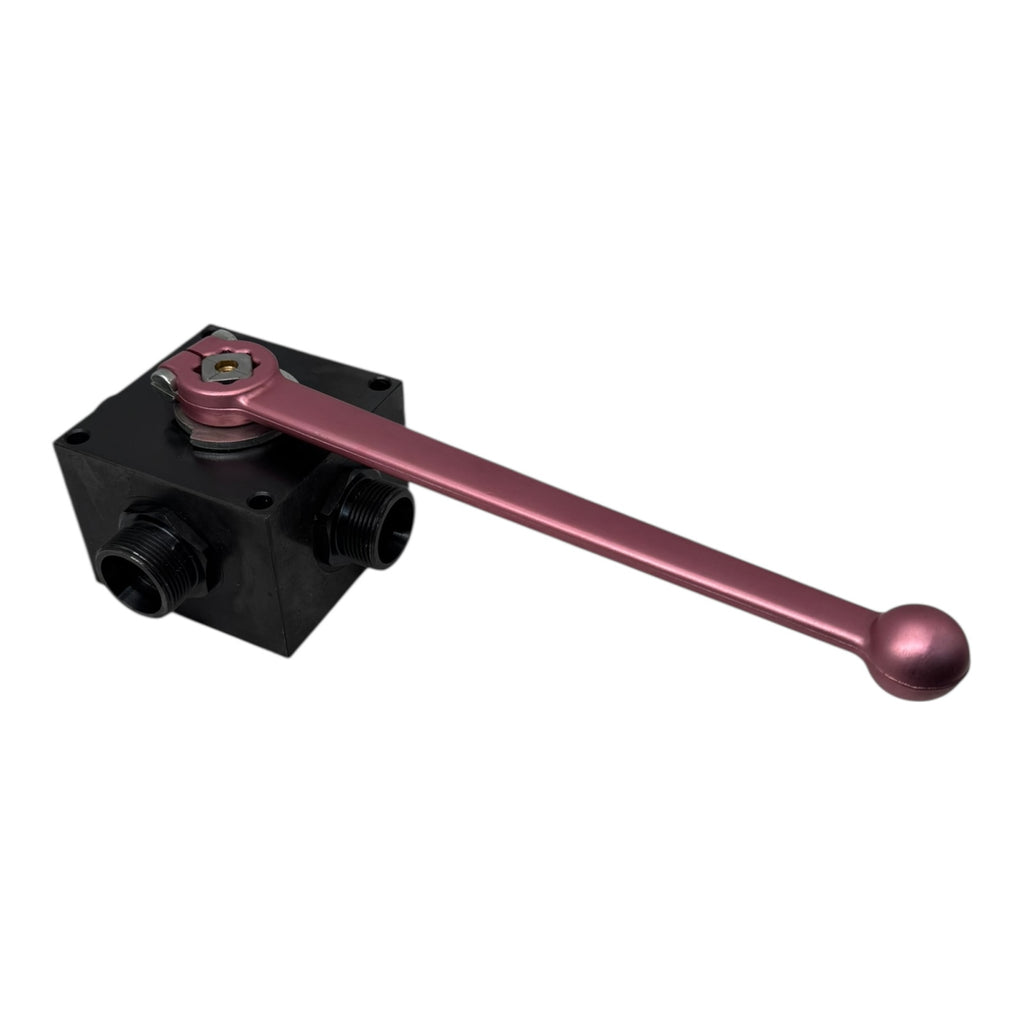 3-Wege Ventil Blockkugelhahn ST/POM/N PN 315 DN20S Stahl 315bar