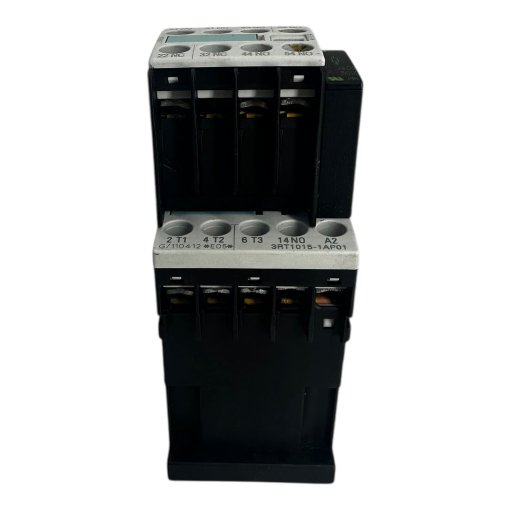 3x Siemens 3RT1015-1AP01 Schütz 3-polig 24V AC Hilfskontaktblock