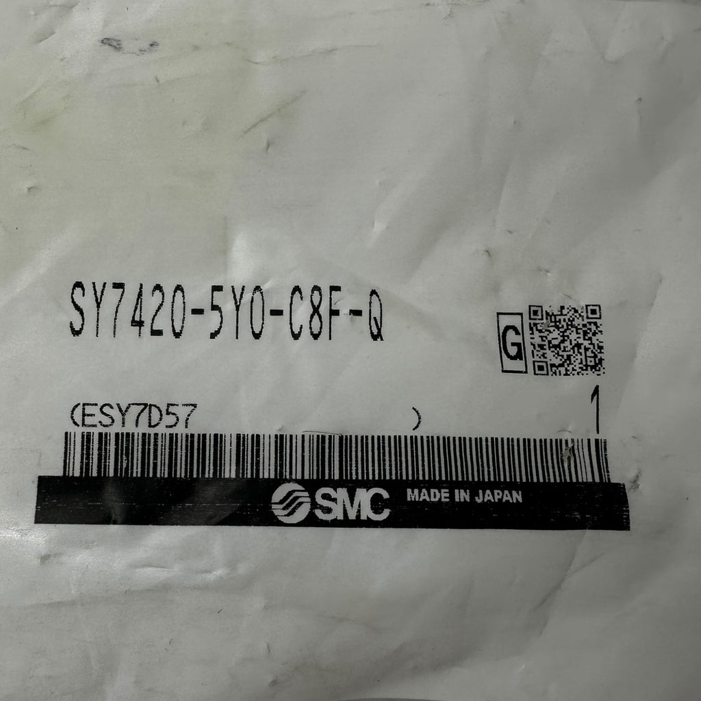 SMC SY7420-5Y0-C8F-Q Magnetventil 5/2 Wege 24VDC Pneumatik