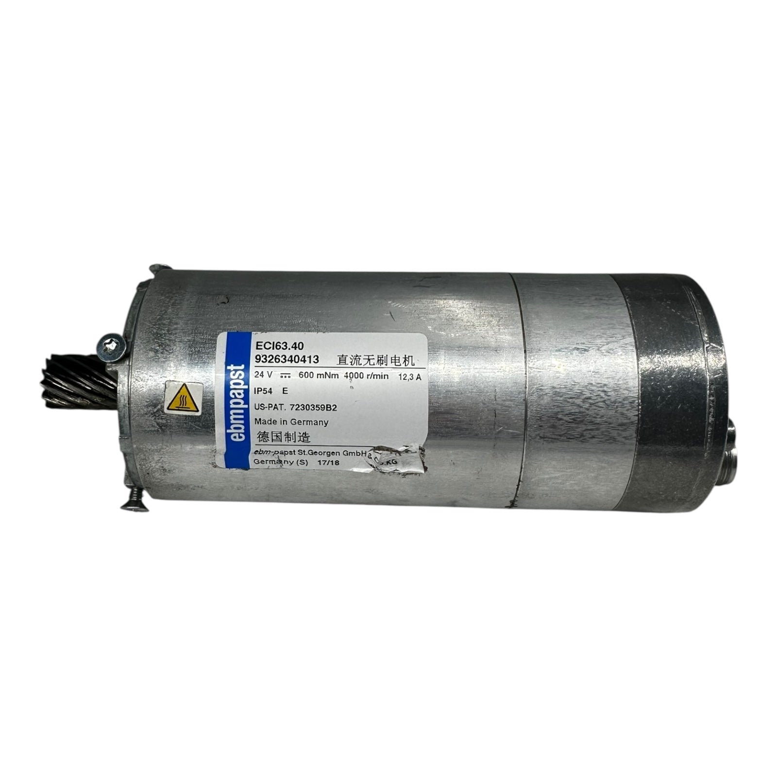ebm-papst EC-Motor ECI63.40 9326340413 24V 600mNm 4000rpm IP54 12,3A DC-Motor