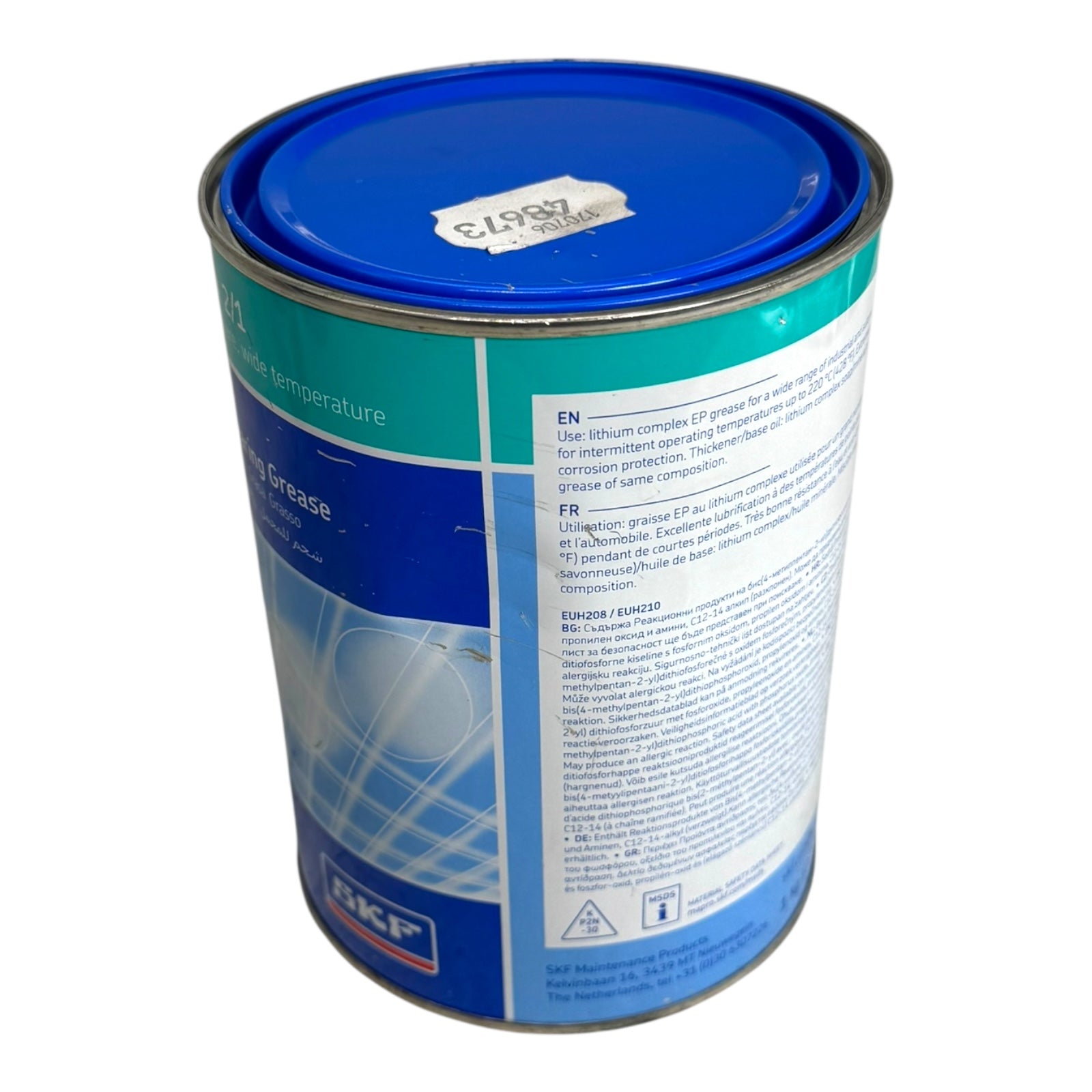 SKF LGWA 2/1 Hochleistungsfett 1 kg Wälzlagerfett -40 bis +140 °C NLGI 2