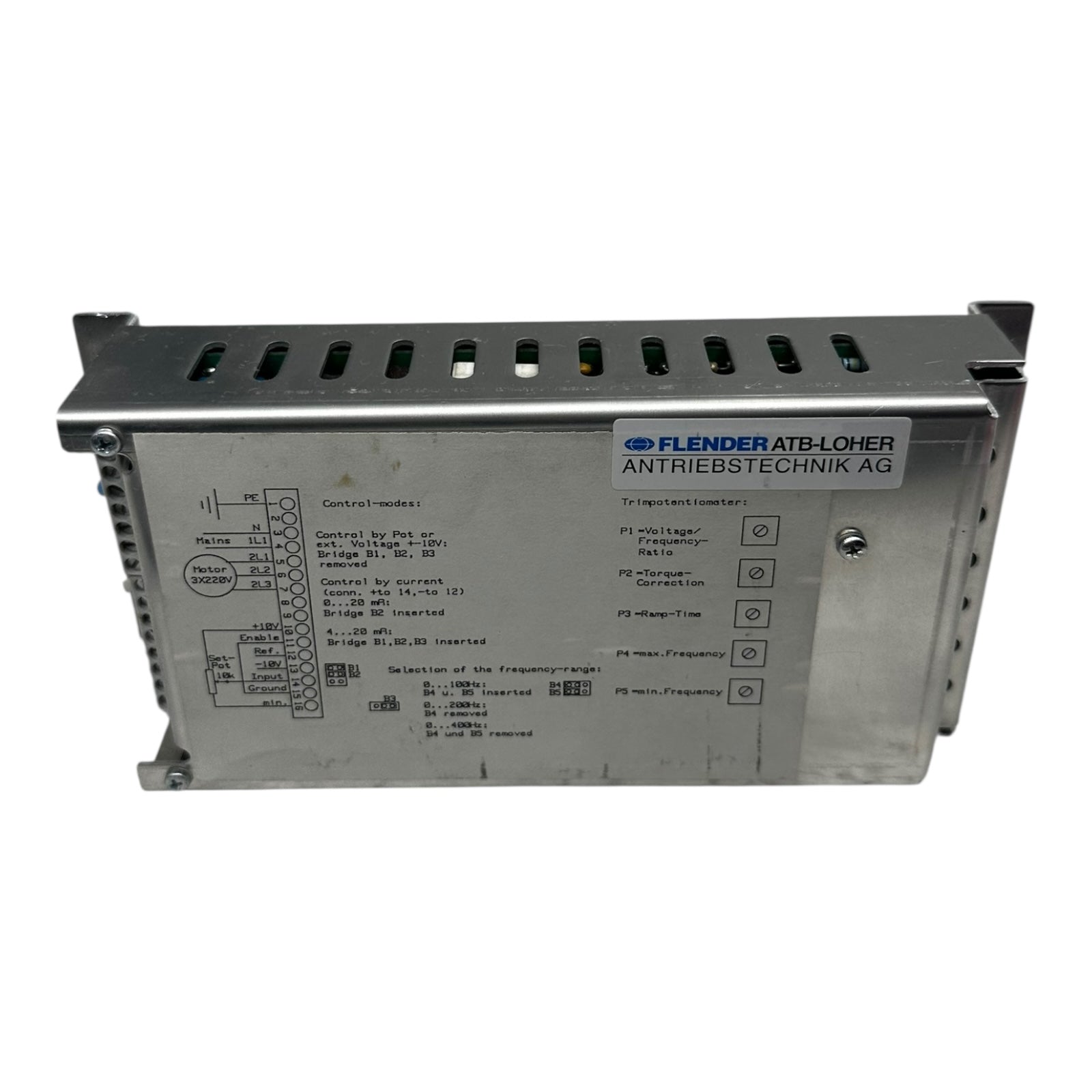 Flender ATB Frequenzumrichter OW2/220KTS 230V 2A 3x230V 100Hz Antriebstechnik