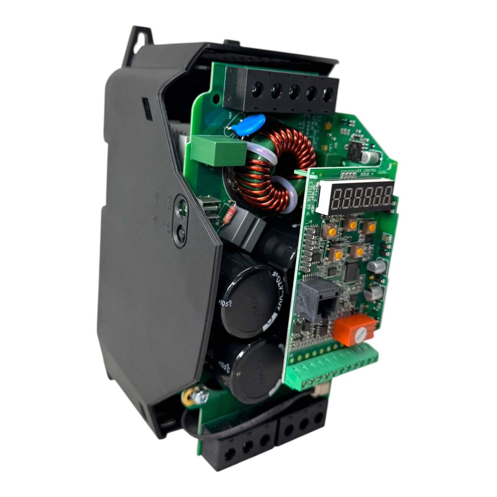 Fenner QD:EVO 572E22P2 Frequenzumrichter 2,2kW 10,5A 200–240V 3PH IP20 UNUSED