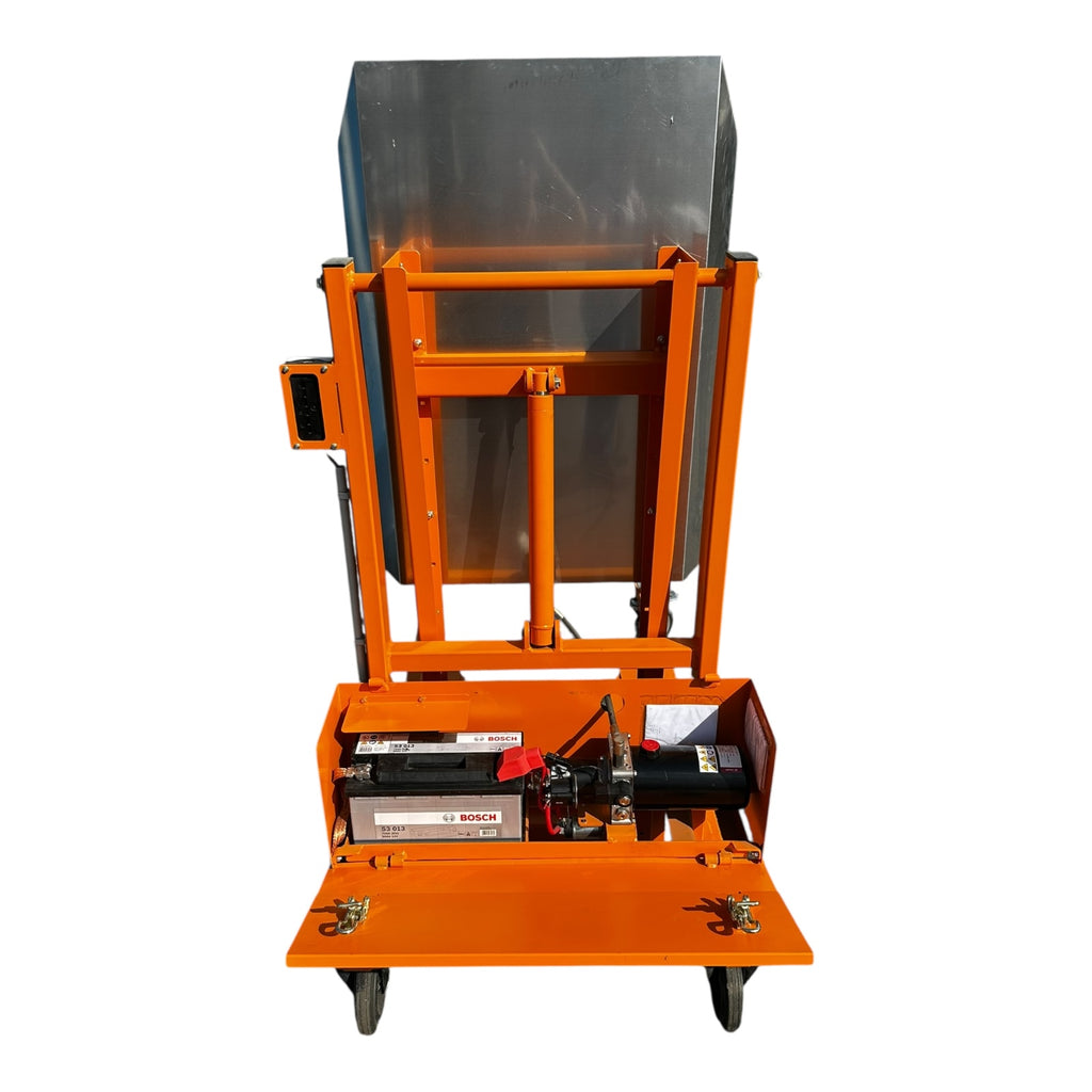 Bauer MKS 12V Kippgerät Mülltonnen-Kippstation 410mm 110kg Tragkraft