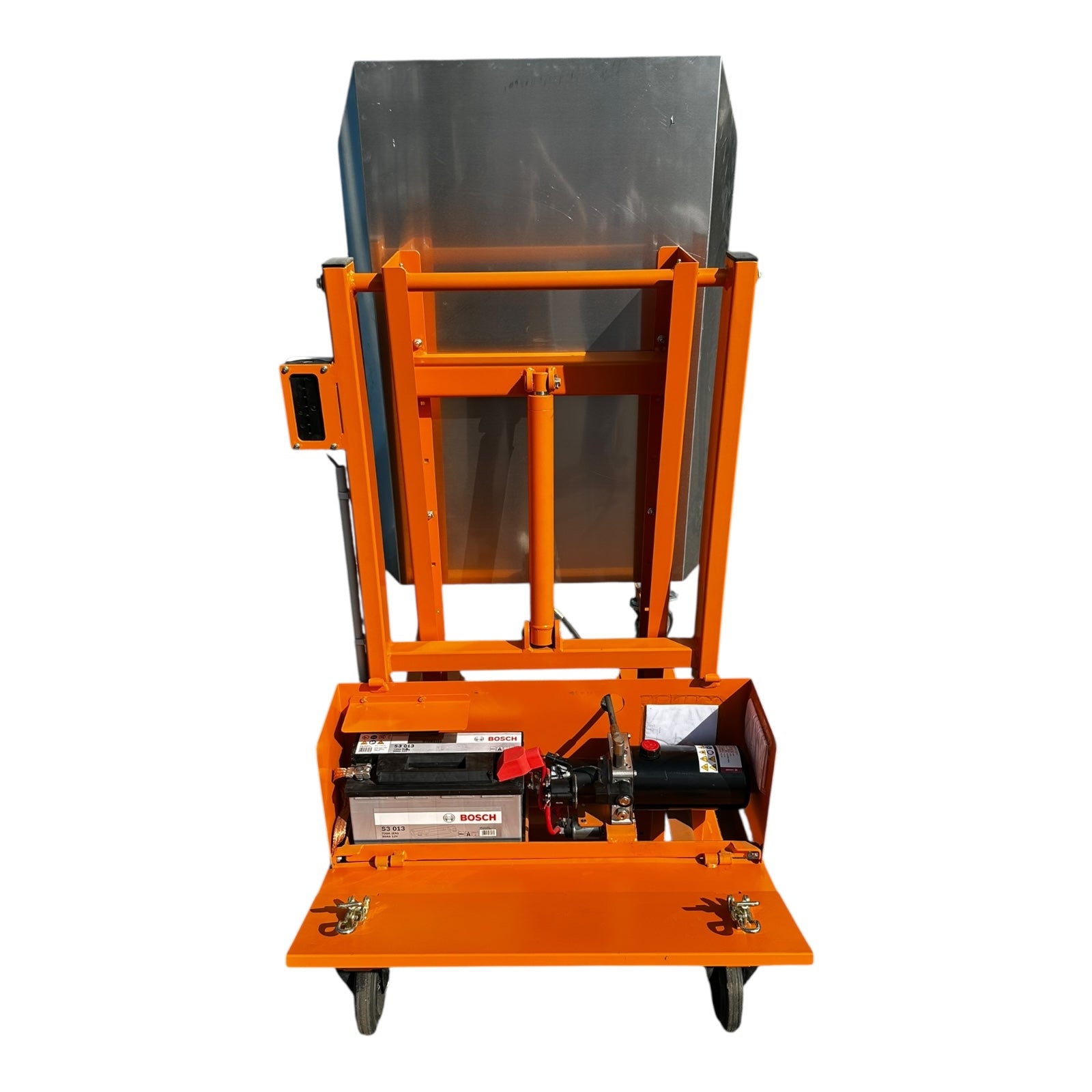 Bauer MKS 12V Kippgerät Mülltonnen-Kippstation 410mm 110kg Tragkraft