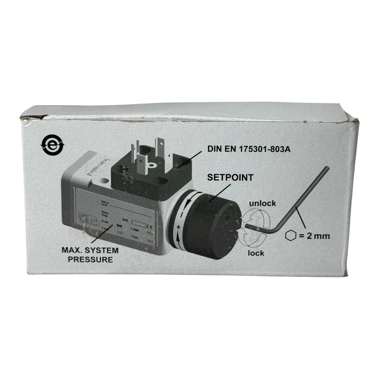 Herion Rau Barcontrol PDS-1-008-M-2-1 Druckschalter 0,5–8 bar 250V 6A