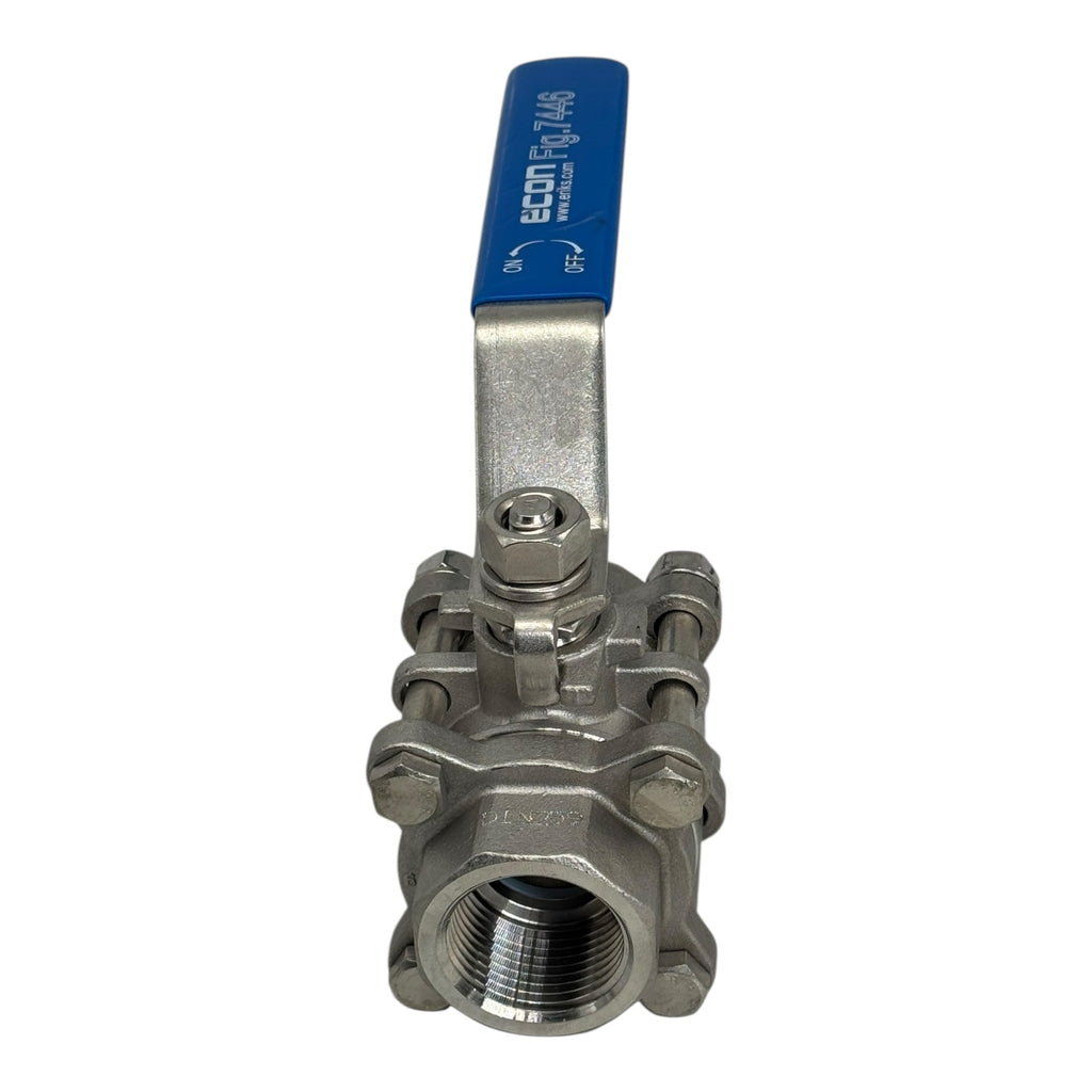 Econ Kugelhahn Fig.7446 Edelstahl 1.4408 1” DN25 1000 WOG 3-teilig Innengewinde