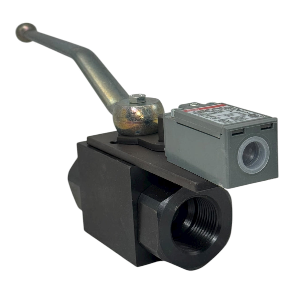 Rötelmann ST/PT-F DN25 PN250 Kugelhahn 1” BSP mit ABB LS32P13B11 Endschalter