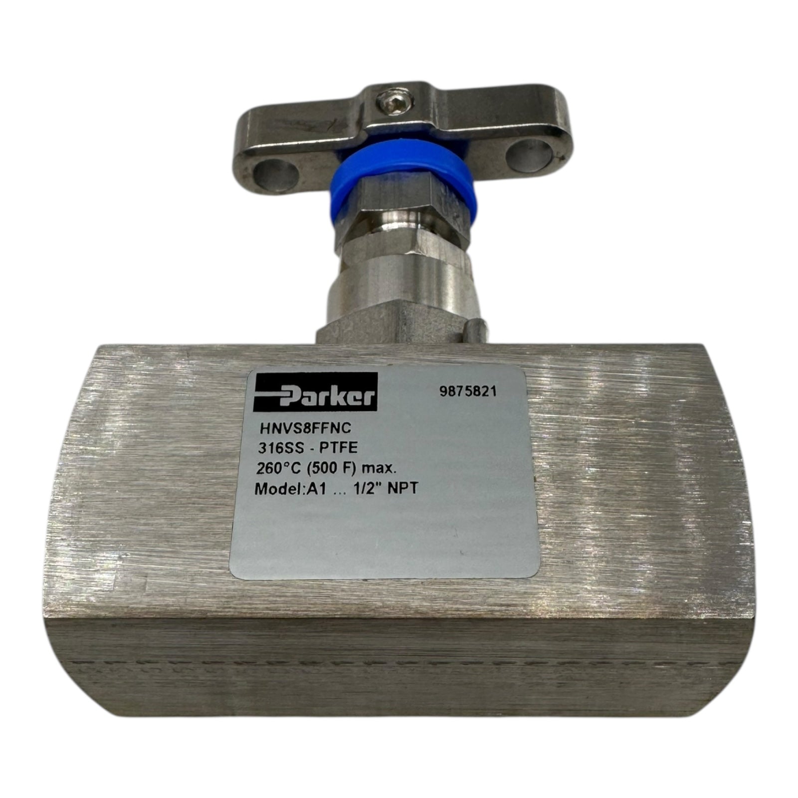 Parker HNVS8FFNC Nadel-Handventil 1/2" NPT 260°C 414 BAR 316SS