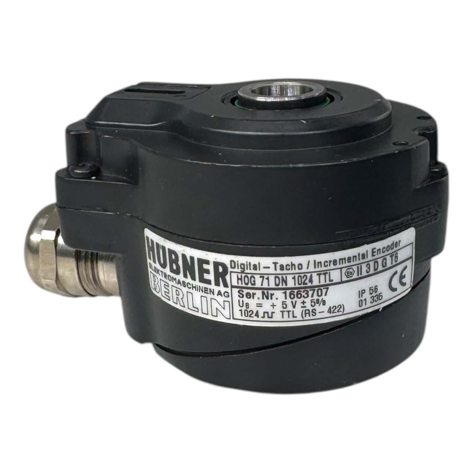 Hübner HOG71DN1024TTL Inkrementalgeber Digital Tacho Encoder IP56 EX