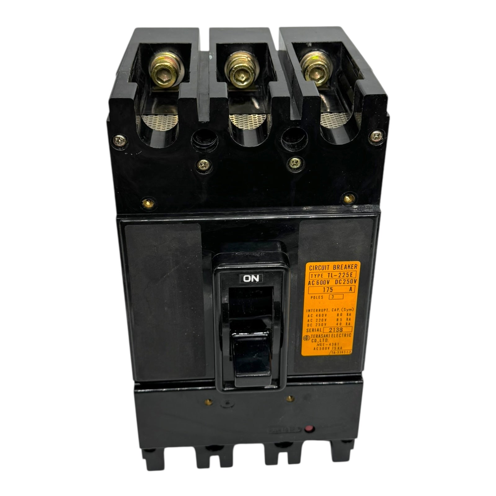 Terasaki TL-225E Leistungsschalter 175A 3-polig AC600V DC250V AUX