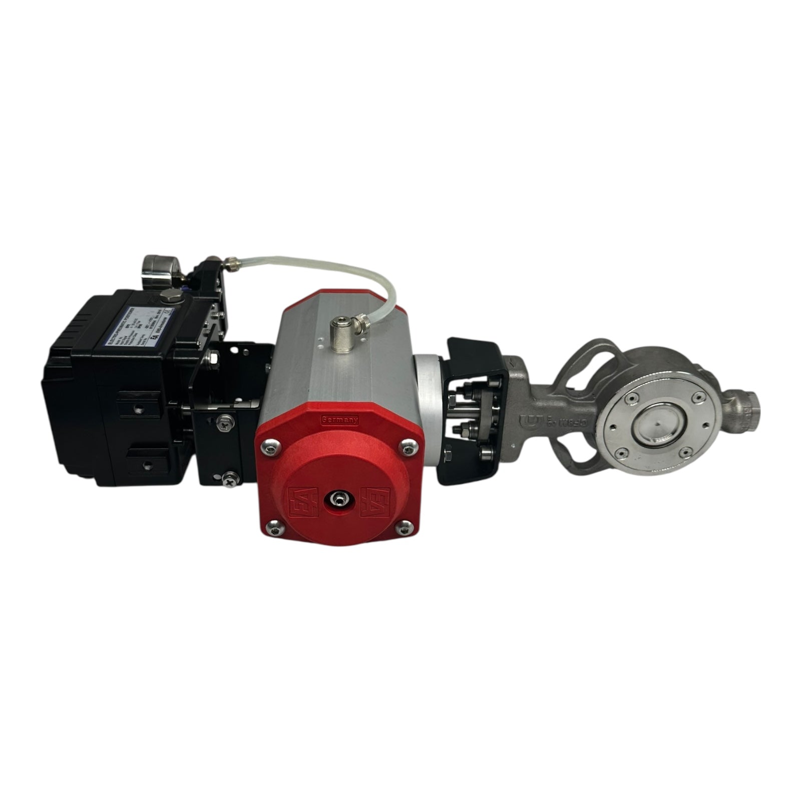 END-Armaturen BVHD DN50 PN25 Klappe mit EPR Elektro-Pneumatik Positioner IP66