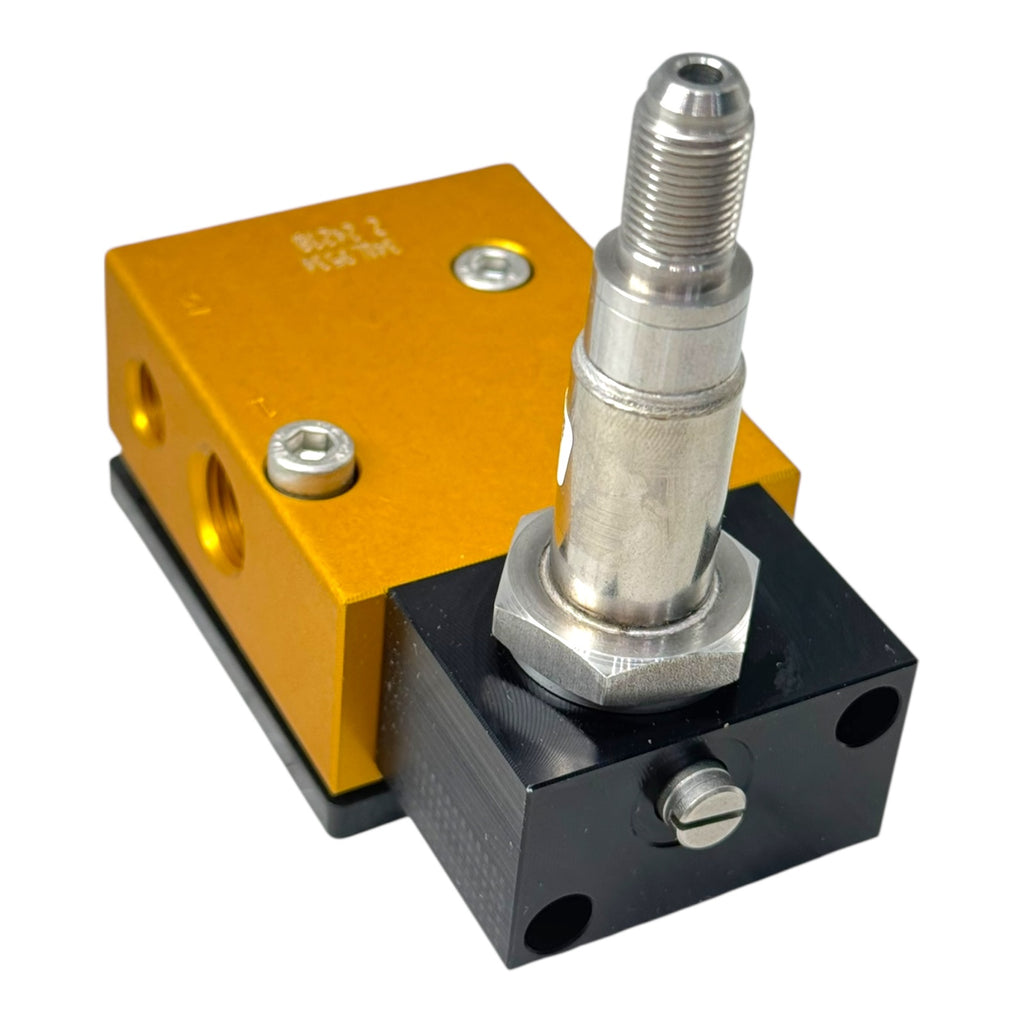 Parker Pneumatikventil 341L9534 5/2-Wege Magnetventil G1/4 Messingblock