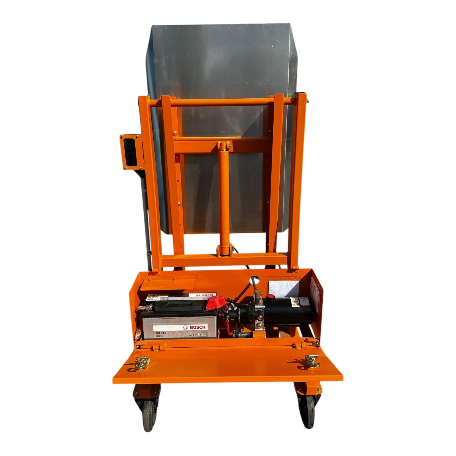 Bauer MKS 12V Kippgerät Mülltonnen-Kippstation 410mm 110kg Tragkraft