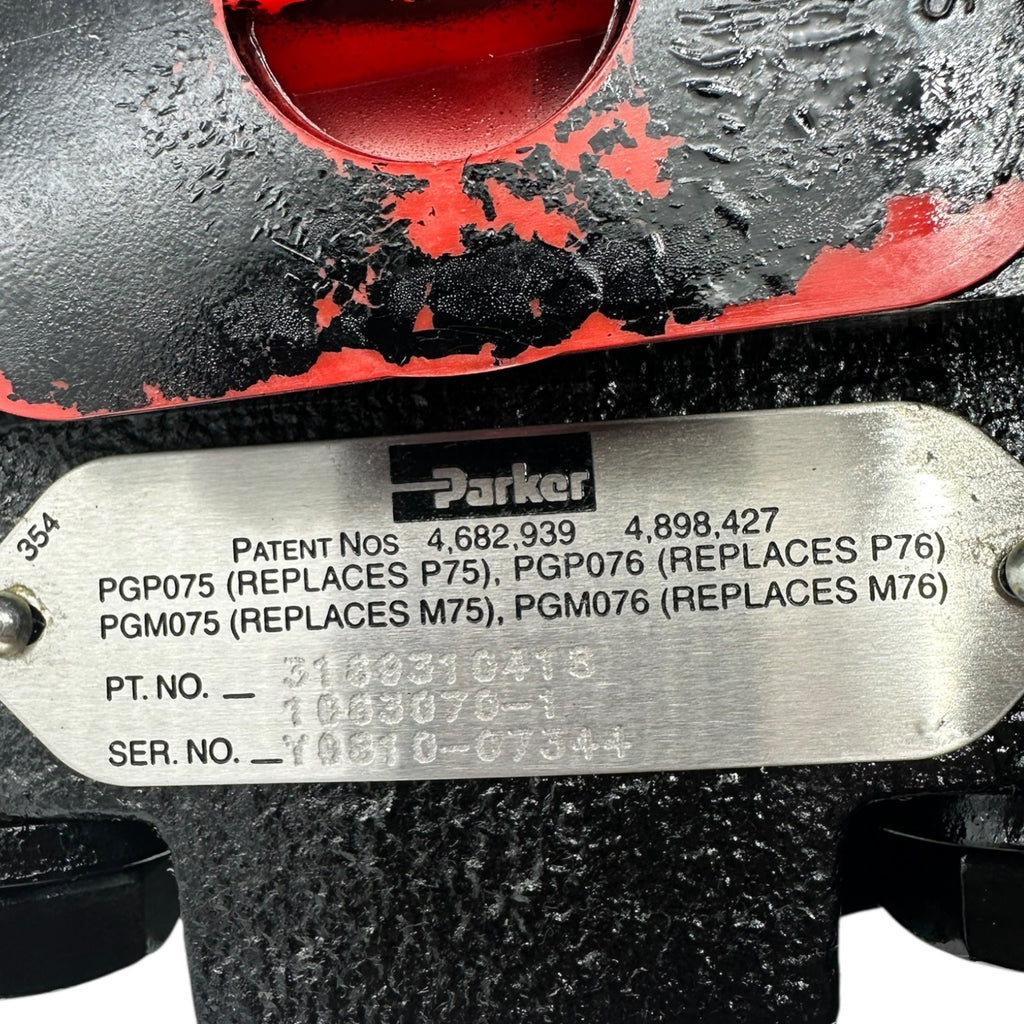 Parker PGP075 Hydraulikpumpe Zahnradpumpe Flanschpumpe 3169310413