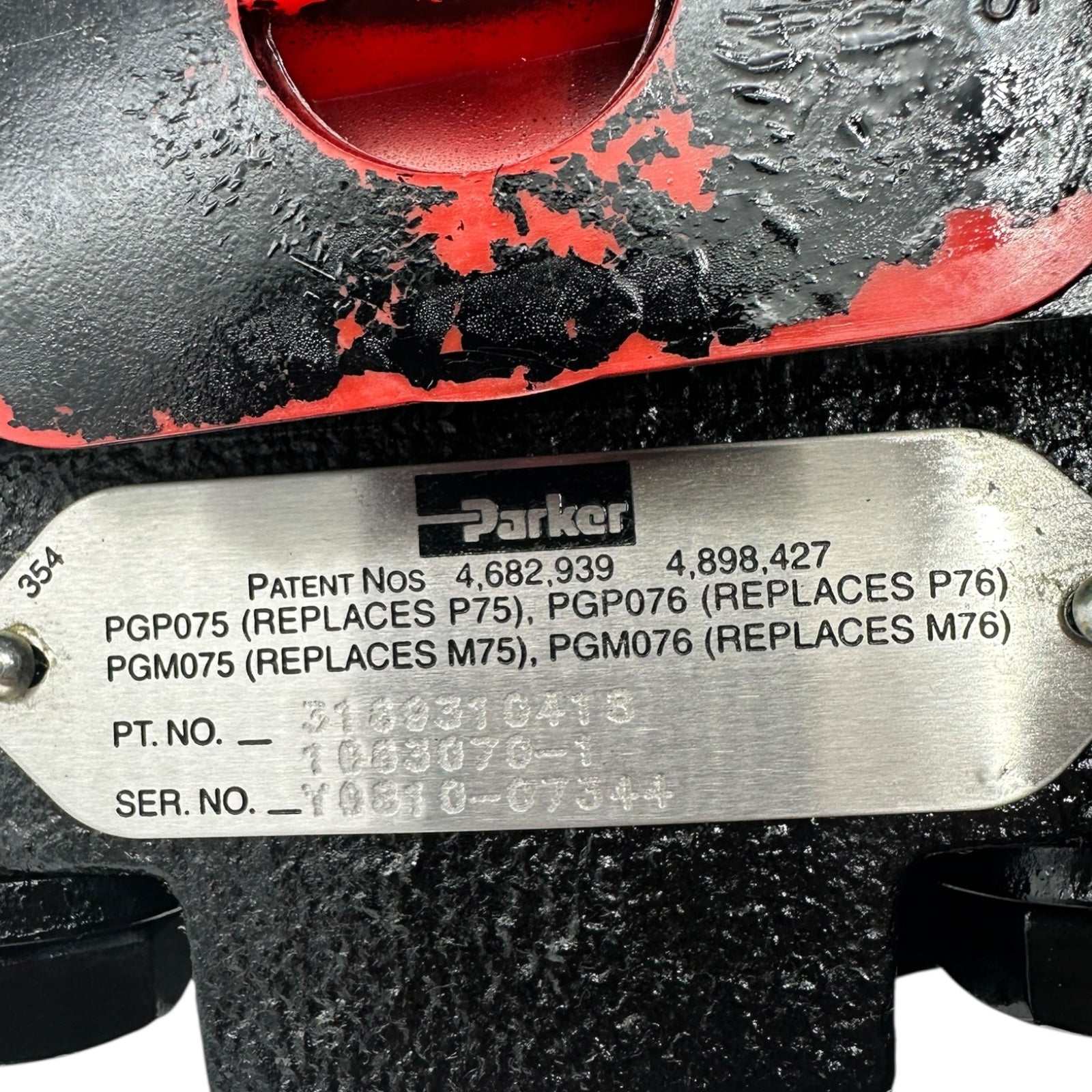 Parker PGP075 Hydraulikpumpe Zahnradpumpe Flanschpumpe 3169310413