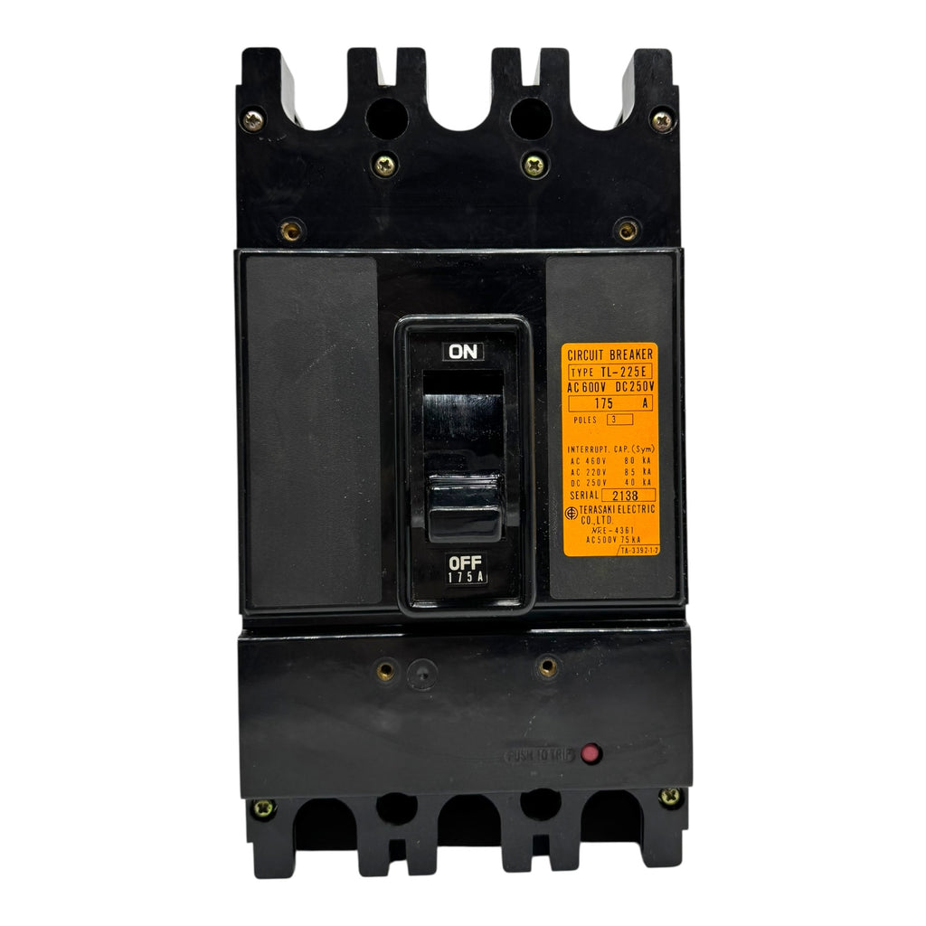 Terasaki TL-225E Leistungsschalter 175A 3-polig AC600V DC250V AUX