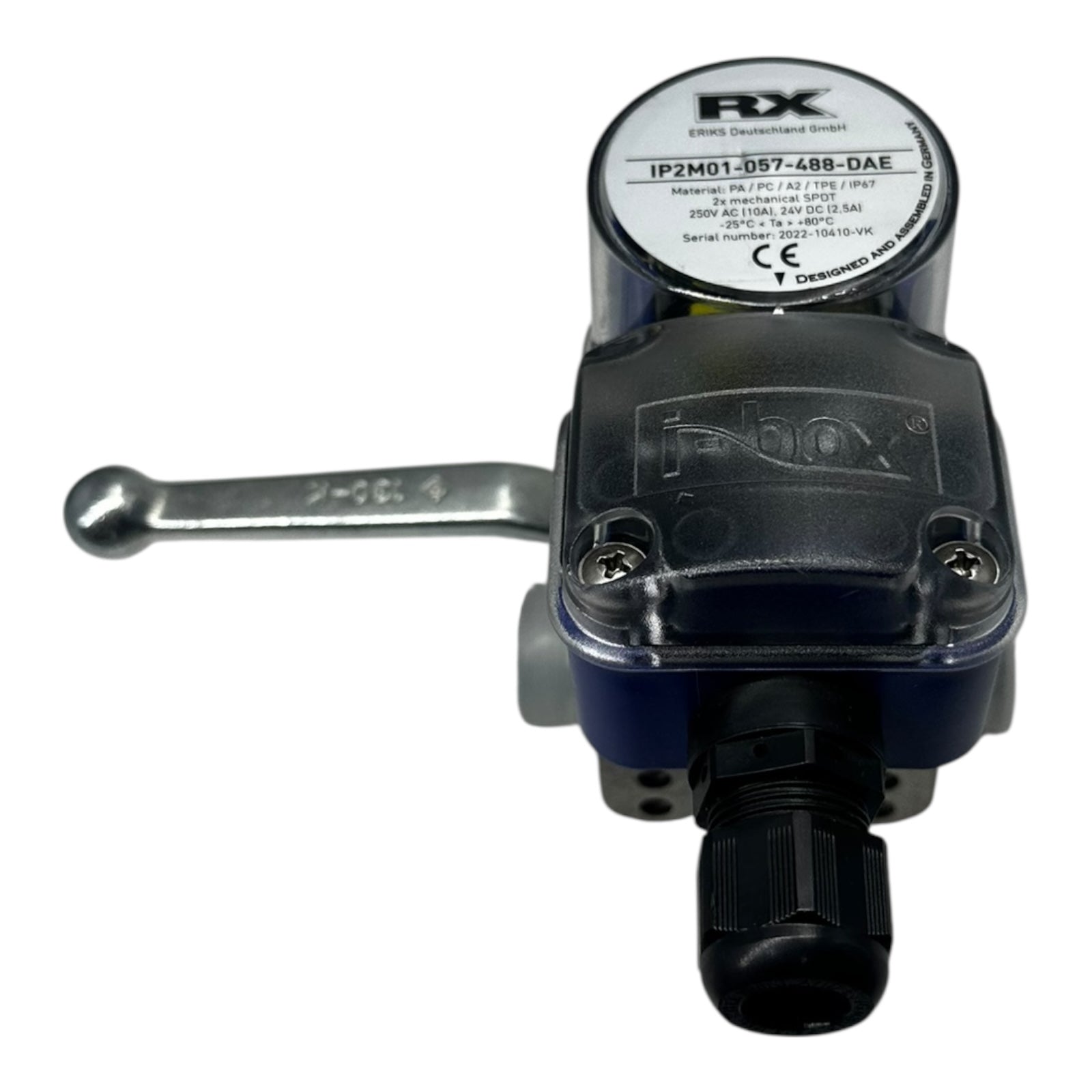 Böhmer Kugelhahn DN16 PN400 mit RX Stellungsanzeige IP67 250V AC/DC Neu