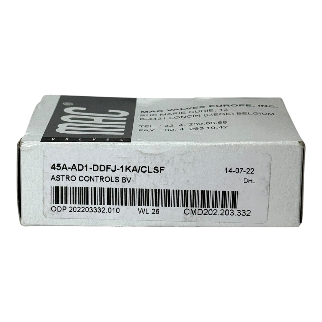 MAC 45A-AD1-DDFJ-1KA Magnetventil 24V DC 12.7W Pneumatikventil 120PSI