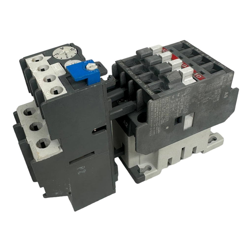 ABB A9-30-10 Schütz 220-240V + ABB TA25 DU 2,4A Überstromauslöser