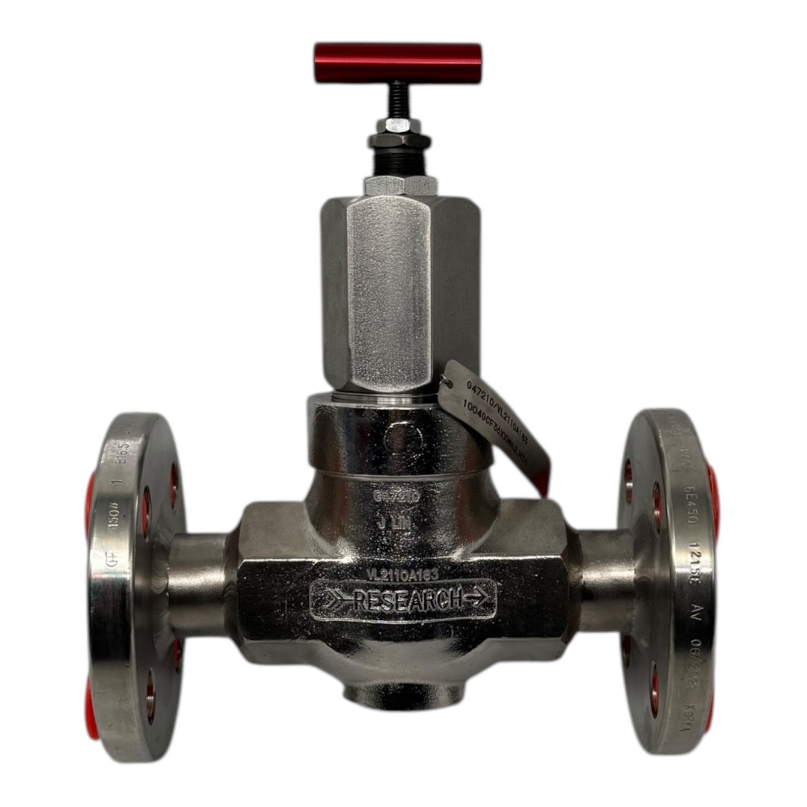 RESEARCH VL2110A183 Flanschventil 1” DN25 ANSI150 CF8 Edelstahl 100bar CWP
