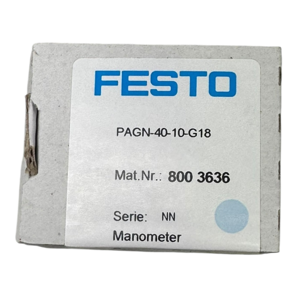 FESTO 162583 Druckregler LR-1/4-D-7-MINI + Manometer 8003636 PAGN-40