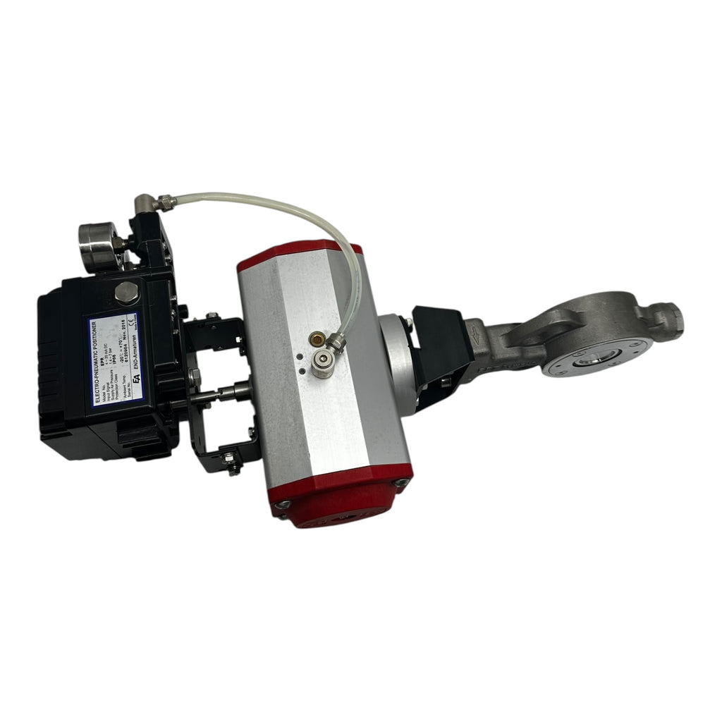 END-Armaturen BVHD DN50 PN25 Klappe mit EPR Elektro-Pneumatik Positioner IP66
