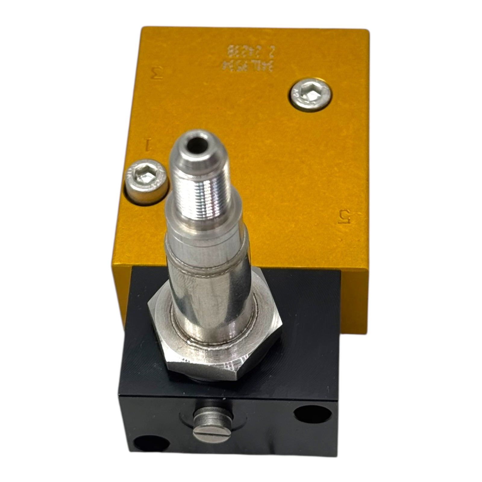 Parker Pneumatikventil 341L9534 5/2-Wege Magnetventil G1/4 Messingblock