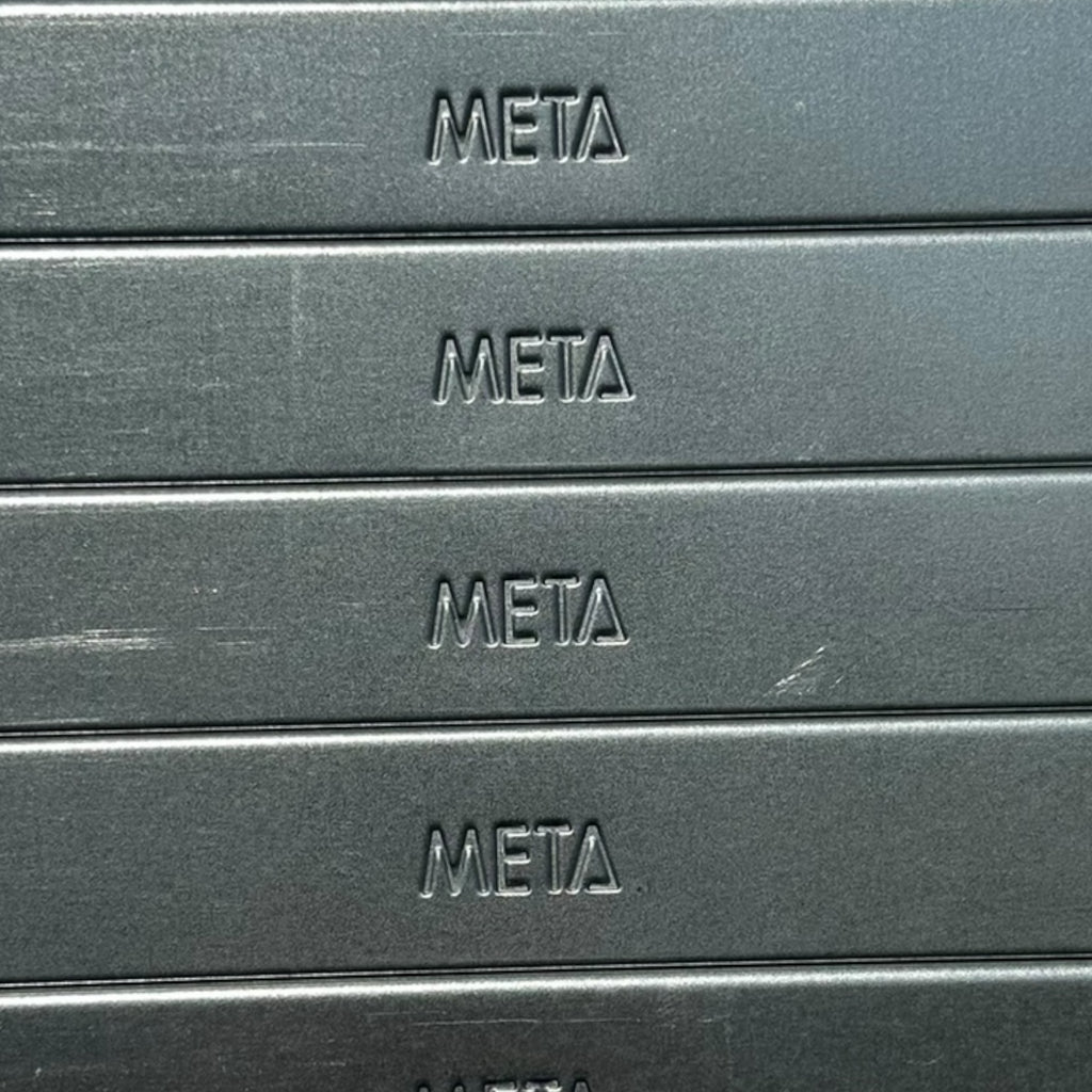 2x META MS150III Fachboden verzinkt Regalboden 100x40cm Lagerregal neu