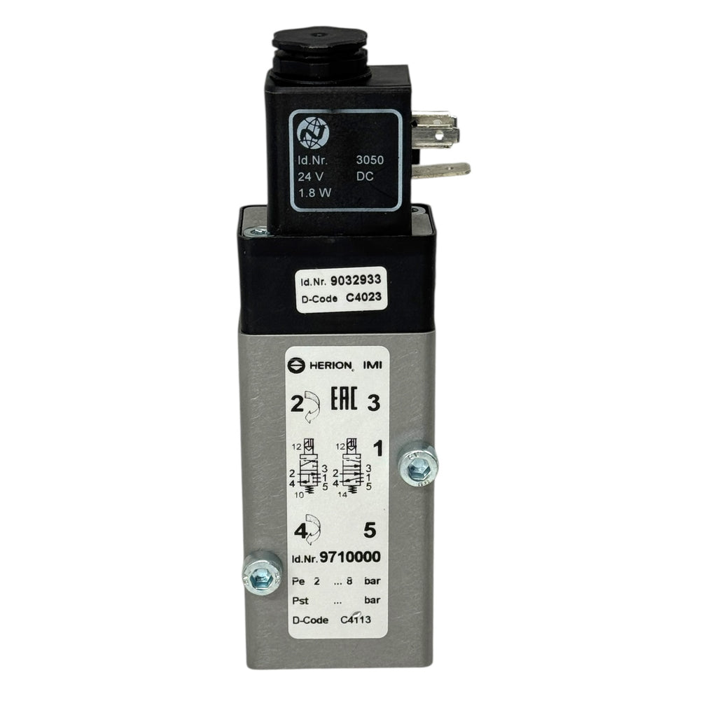 IMI Norgren Herion 9710000 NAMUR 5/2-Wege Ventil G1/4 24VDC Magnetventil 9032933