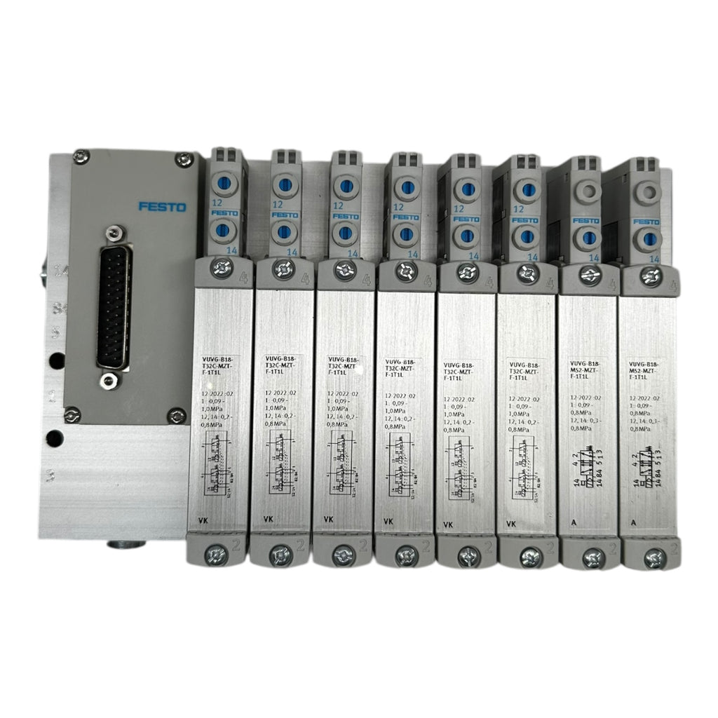 Festo VTUG-18-MSD-B1T-25V20-G38-DT Ventilinsel VUVG-B18 Pneumatikventilmodul