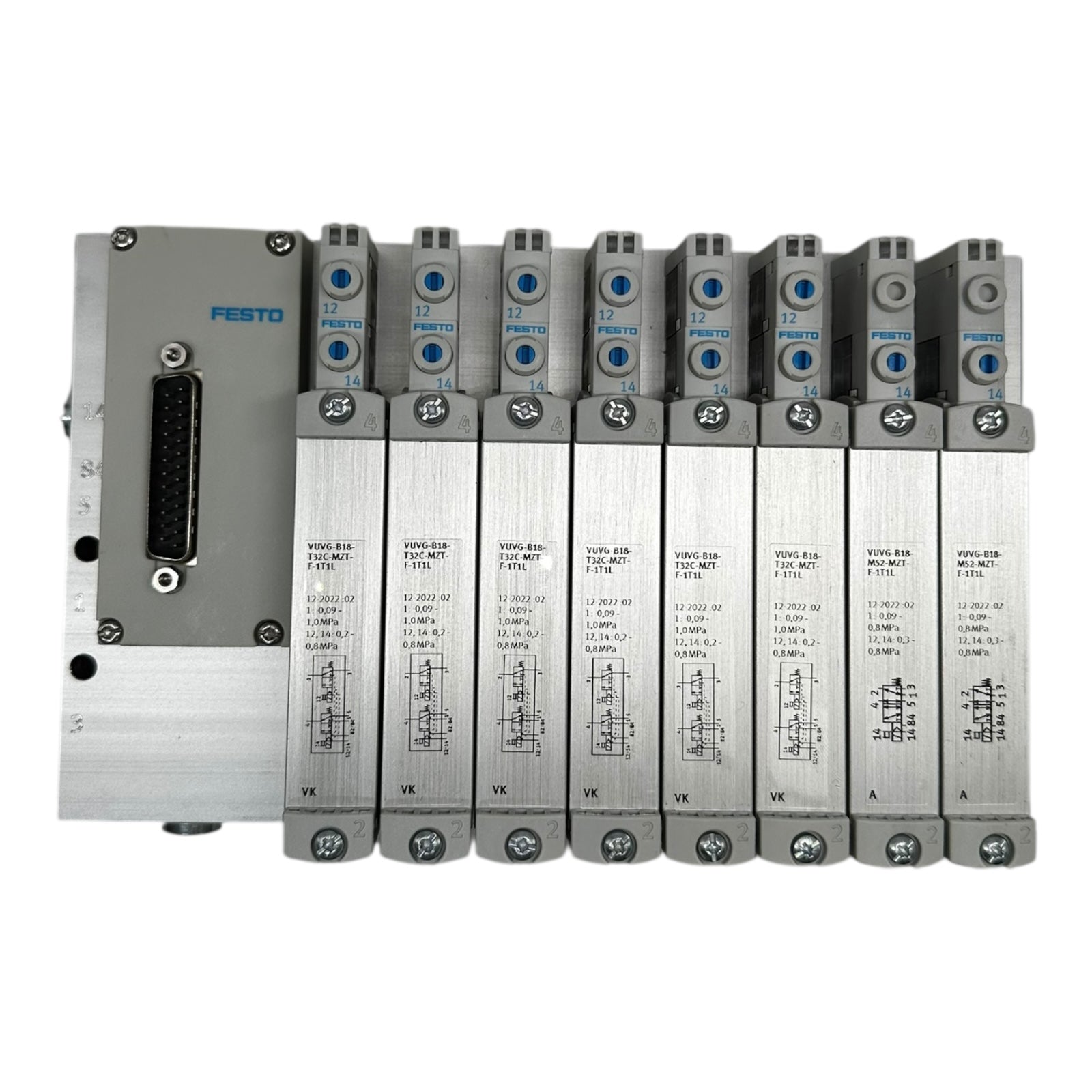 Festo VTUG-18-MSD-B1T-25V20-G38-DT Ventilinsel VUVG-B18 Pneumatikventilmodul