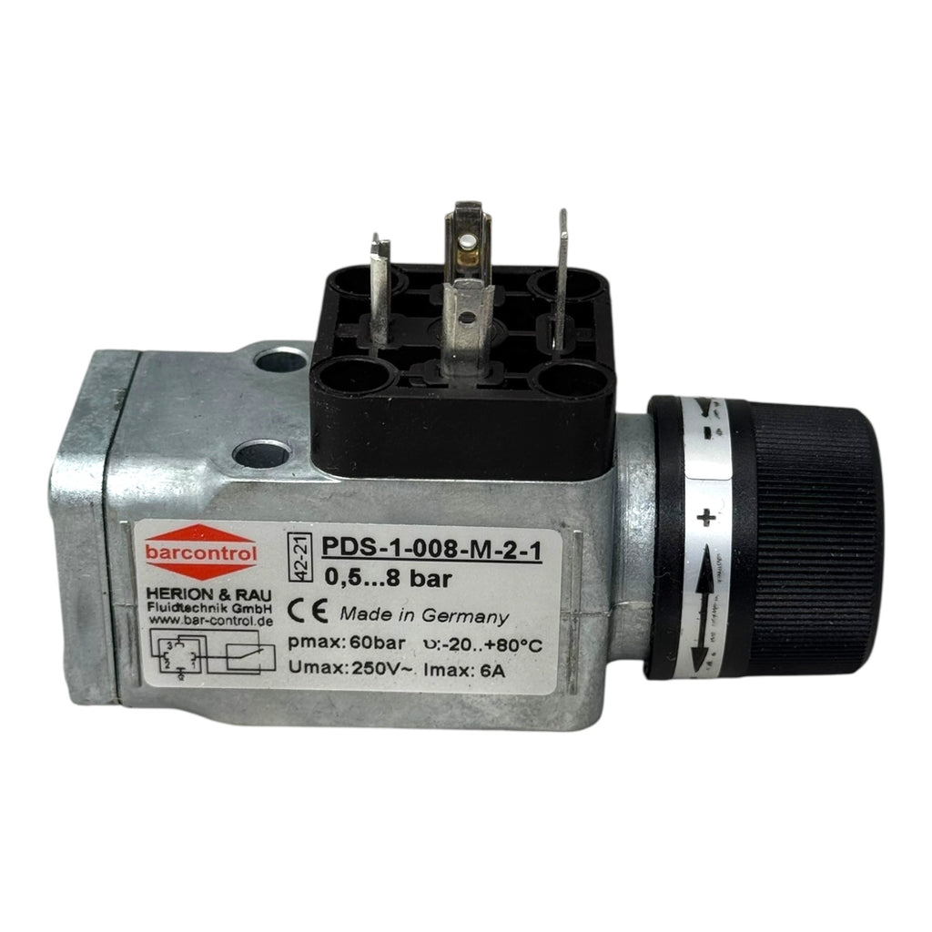 Herion Rau Barcontrol PDS-1-008-M-2-1 Druckschalter 0,5–8 bar 250V 6A