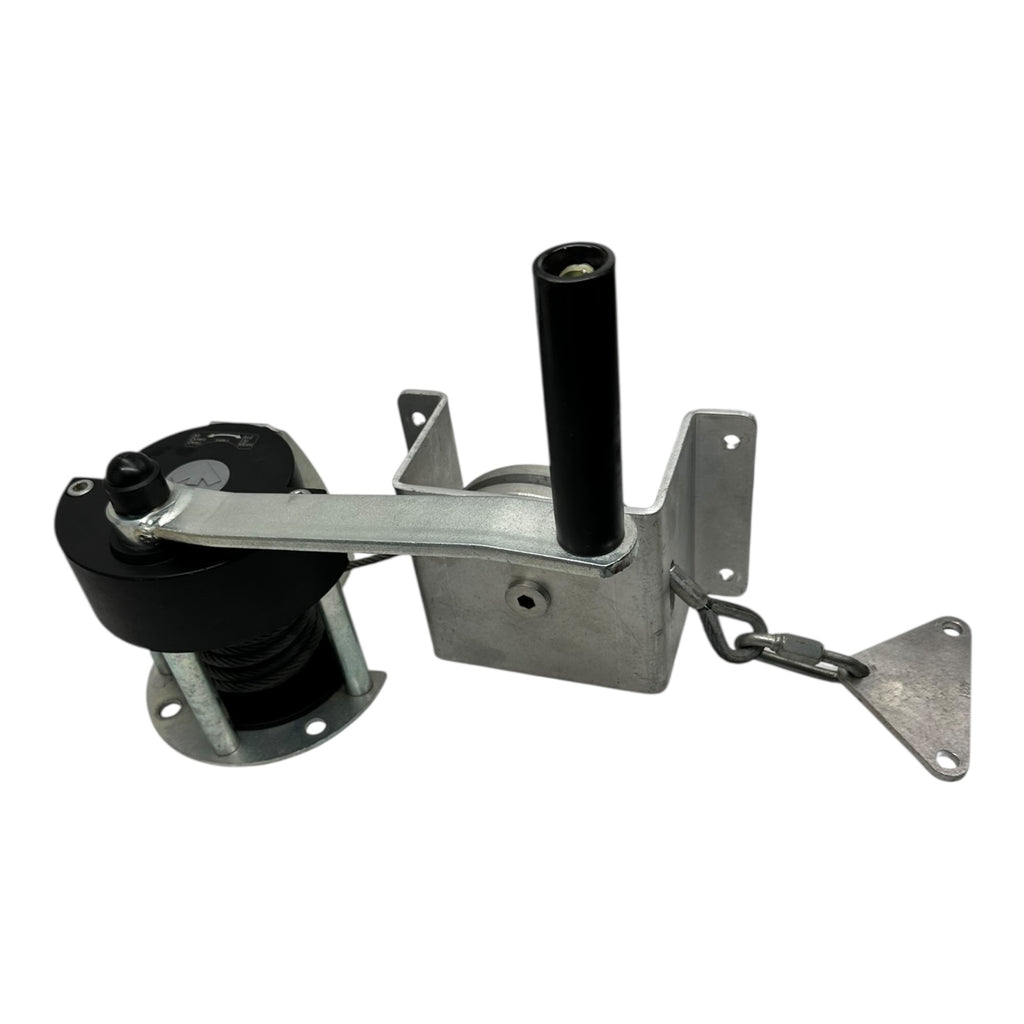 Haacon WV300-205986 Seilwinde 3kN 4mm Seil Handwinde mit Halterung